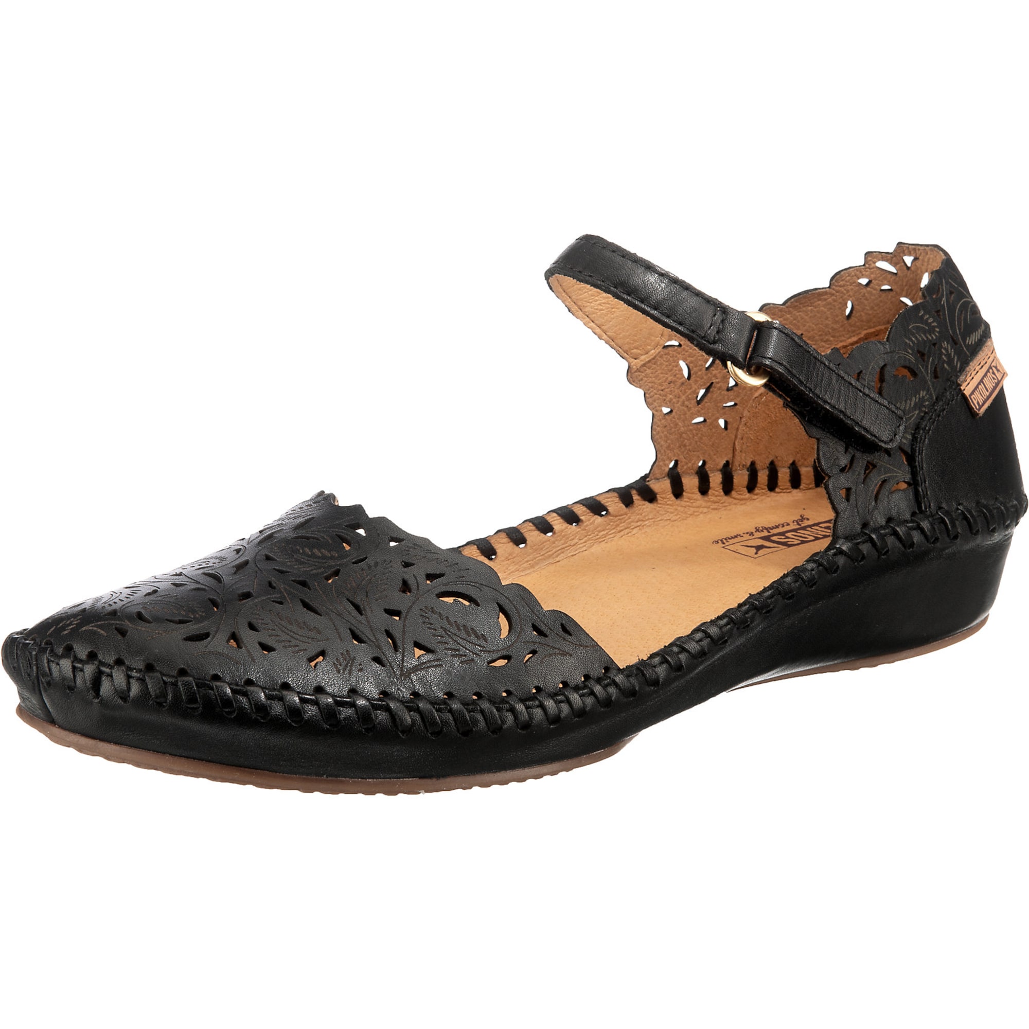 PIKOLINOS Balerini cu curea glezna 'Margarita'  negru