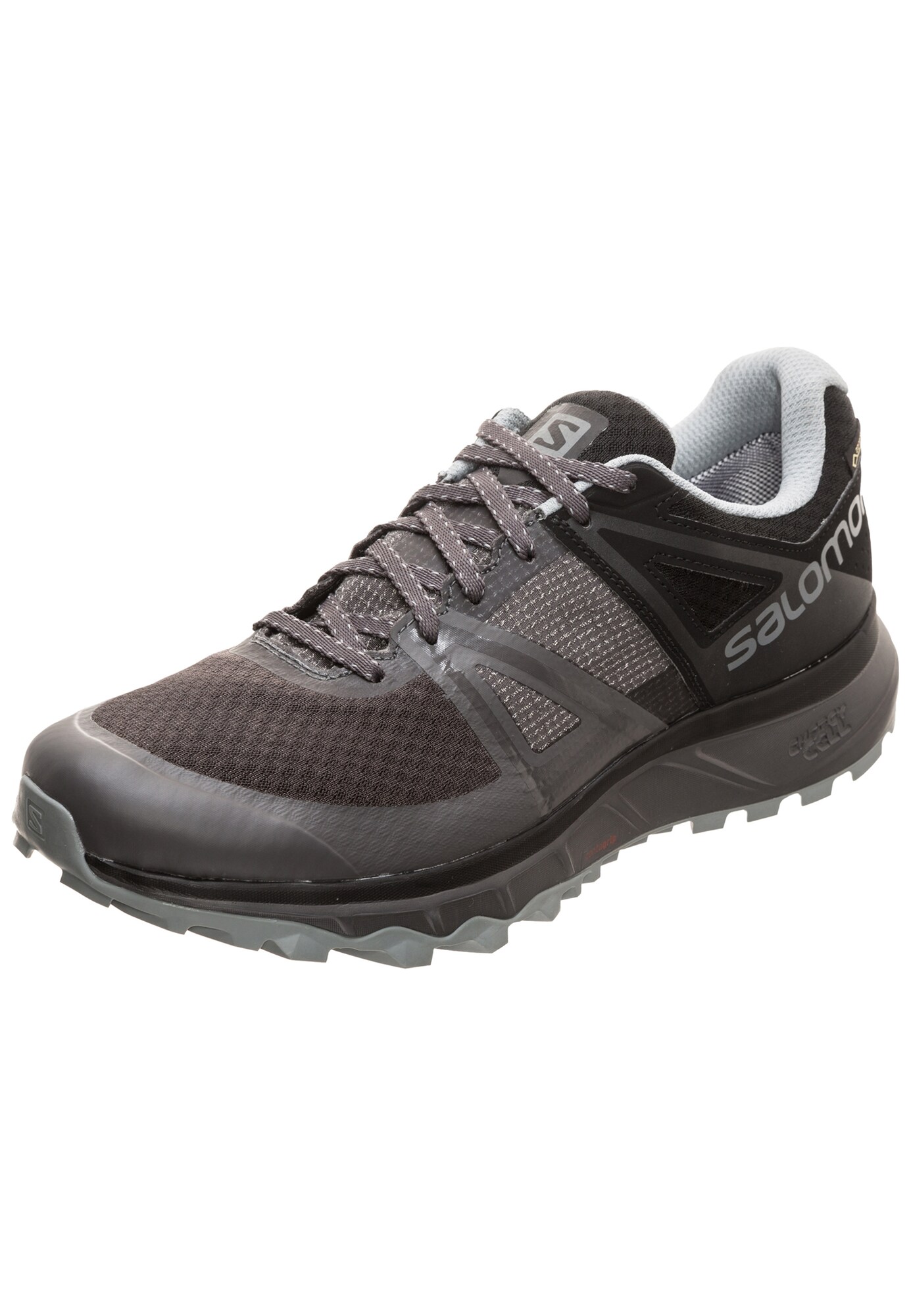 Salomon Heren Loopschoen Trailster Gtx Taupe Zwart salomon kopen in de aanbieding