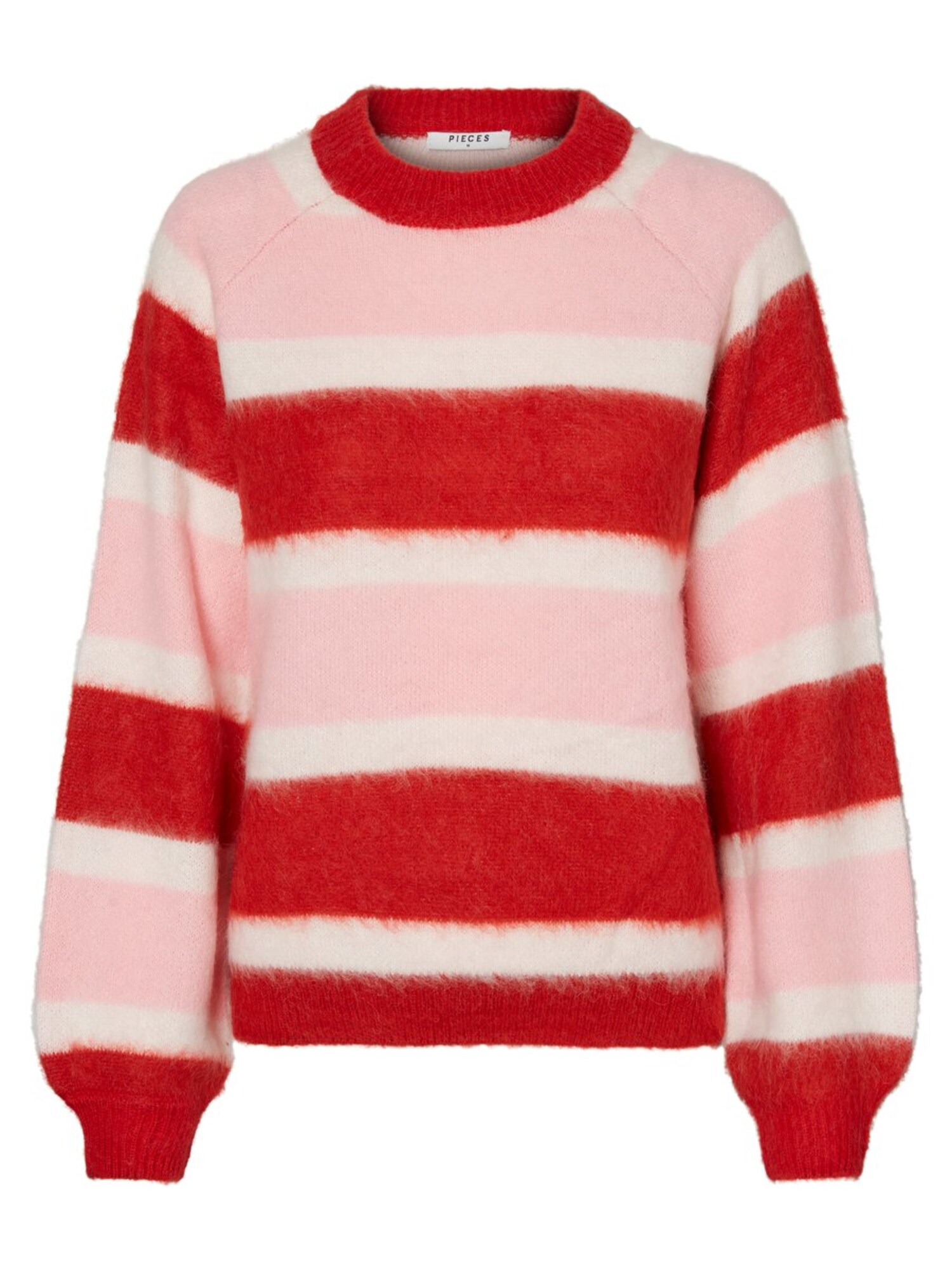 Pieces Dames Trui Bippa Rosa Rood pieces kopen in de aanbieding