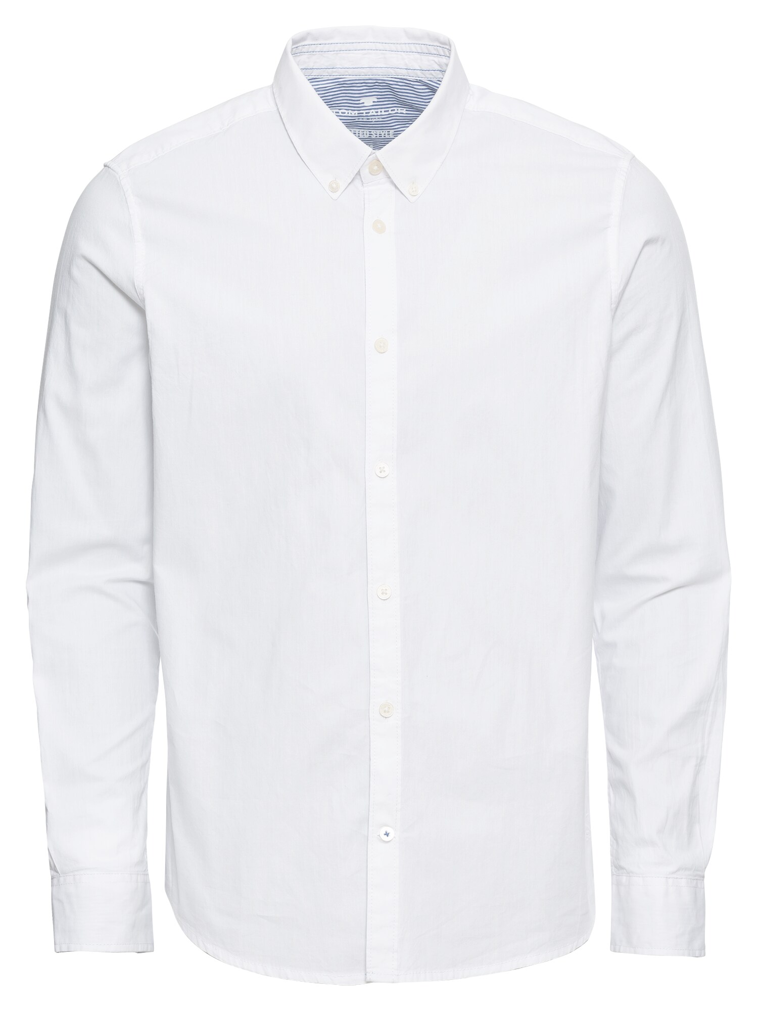 Tom Tailor Heren Overhemd Wit tom tailor kopen in de aanbieding
