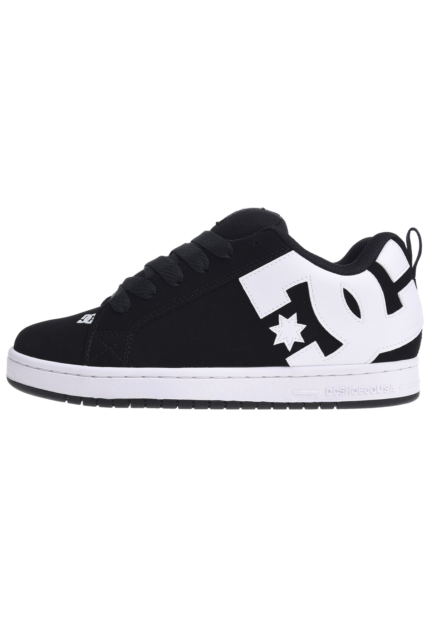 DC Shoes Rövid szárú sportcipők 'Court Graffik'  fekete / fehér termék 2. képe