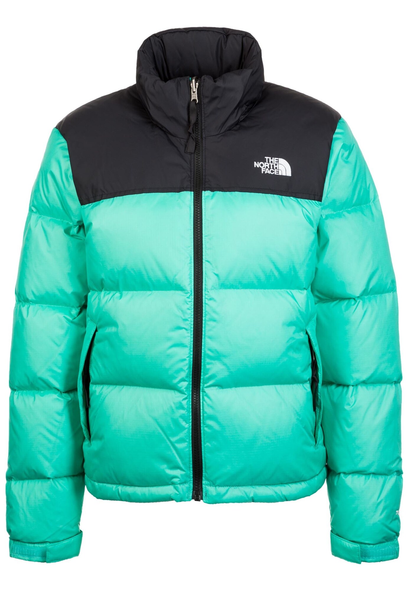 The North Face Dames Outdoorjas Turquoise Zwart the north face kopen in de aanbieding