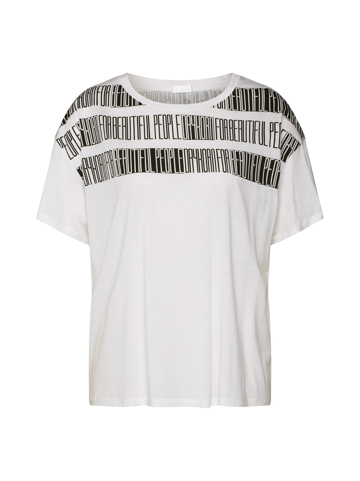 Drykorn Dames Oversized Shirt Kyla P12 Zwart Wit drykorn kopen in de aanbieding