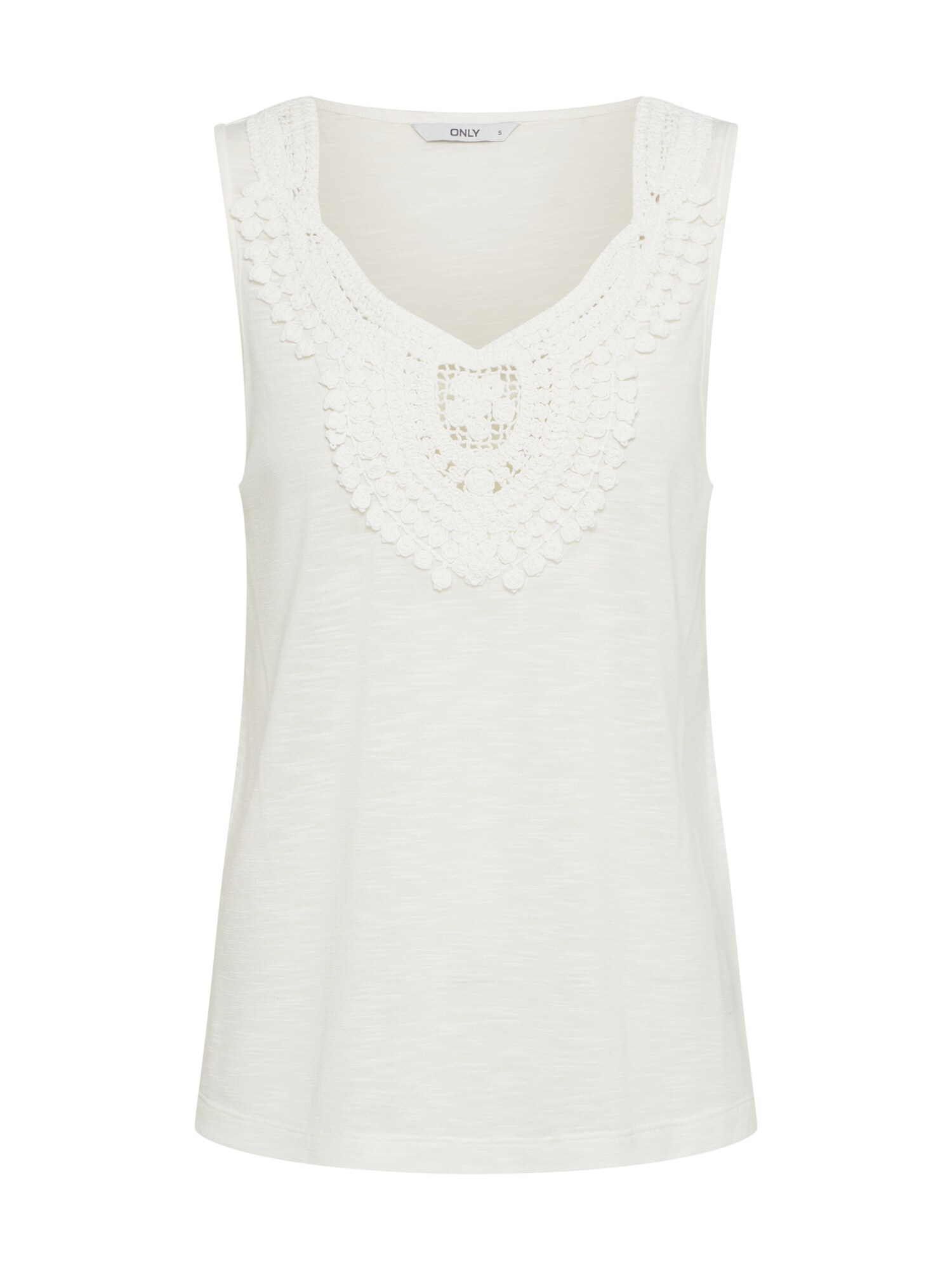 Only Dames Top Crochet Wit only kopen in de aanbieding