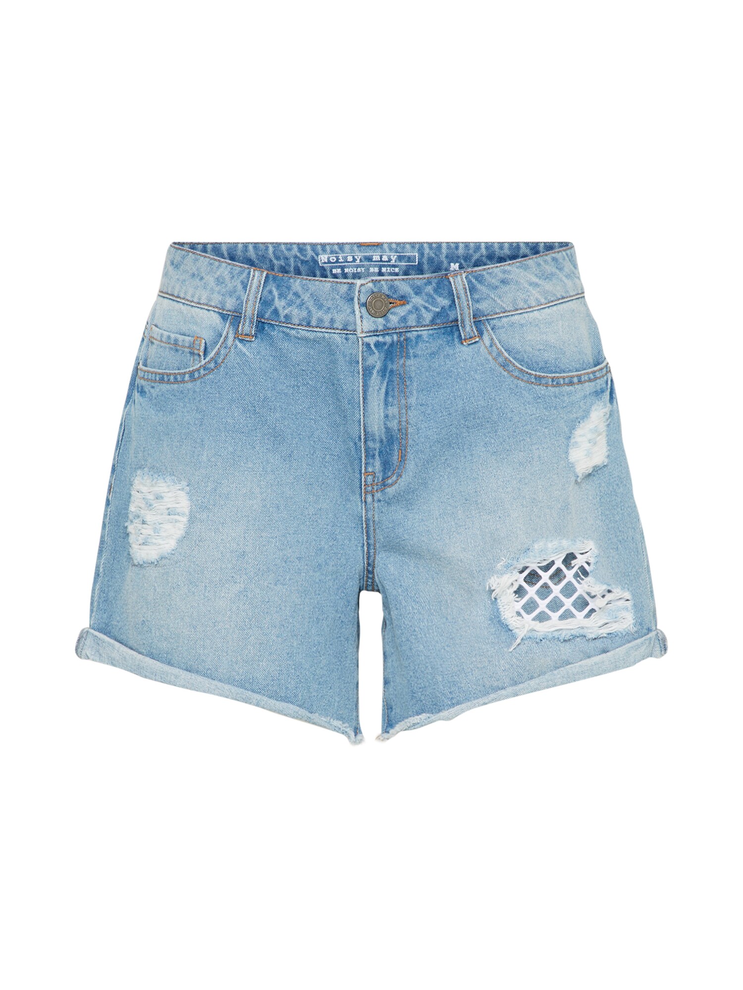 Noisy May Dames Jeans Immi Blauw Denim noisy may kopen in de aanbieding