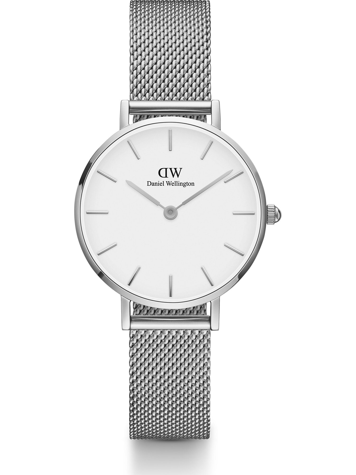 Daniel Wellington Analoginis (įprasto dizaino) laikrodis 'Petite 28 Sterling DW00100220' sidabrinė / balta