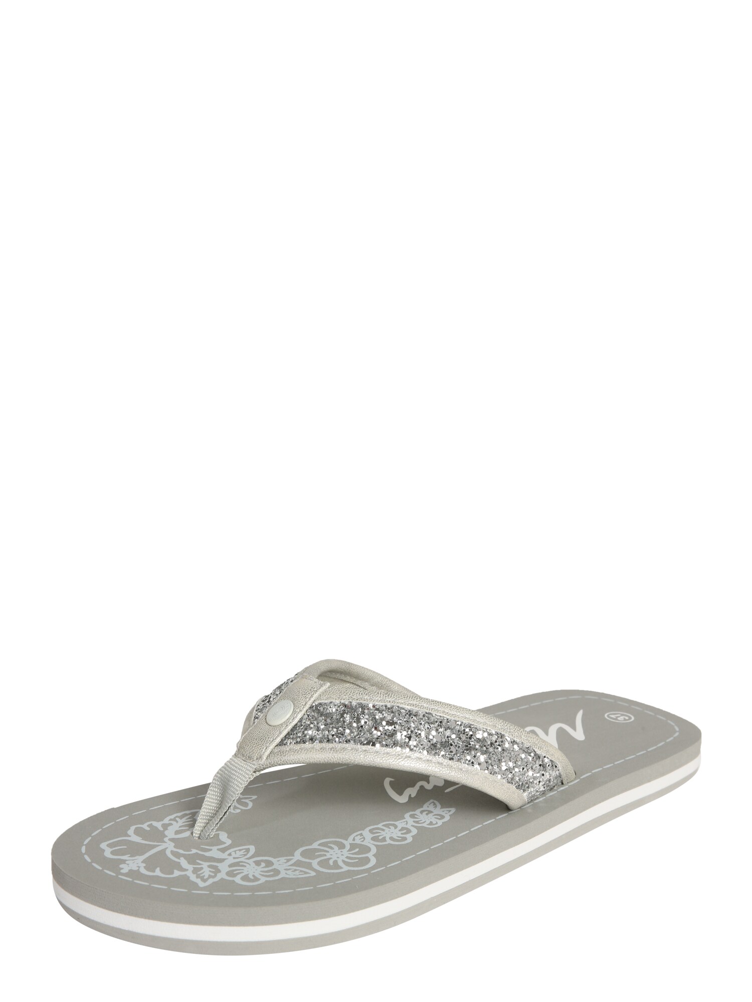 Mustang Dames Teenslipper Zilver mustang kopen in de aanbieding