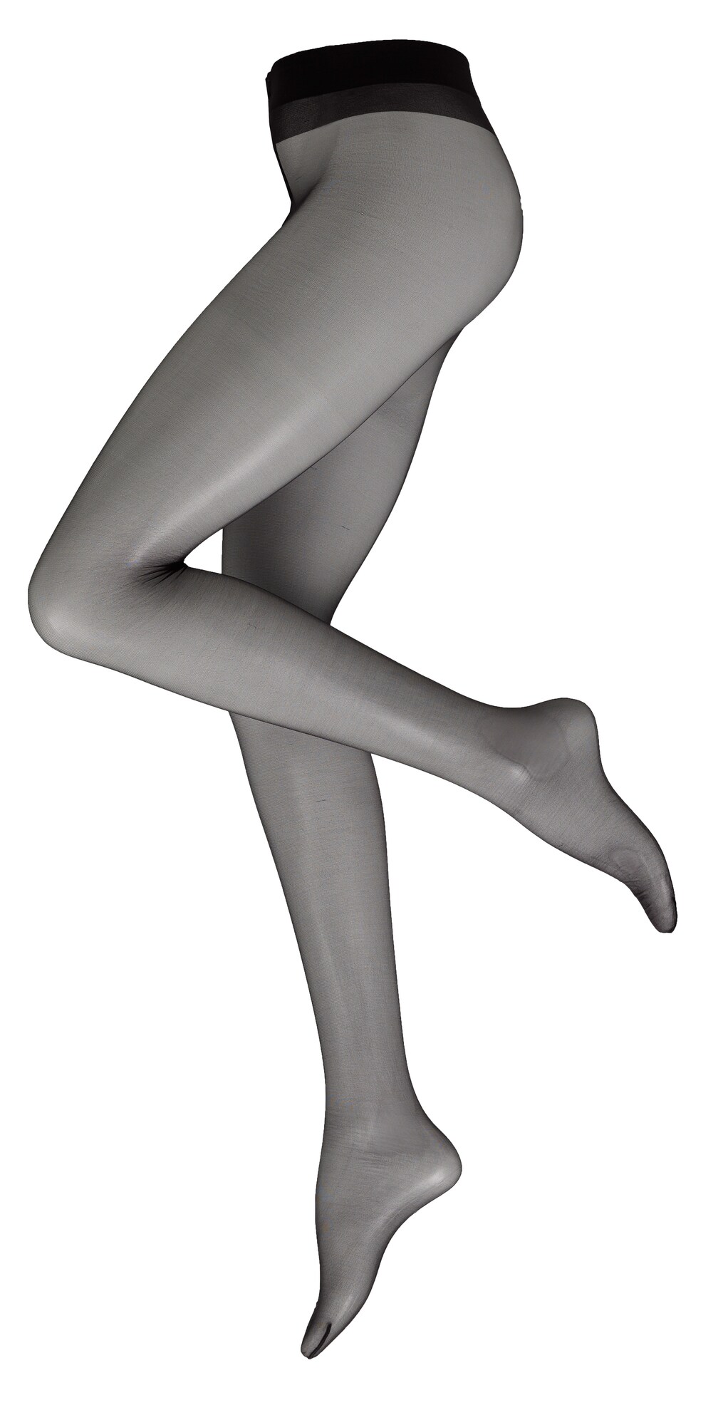 Sheego Fijne Panty 'Fresh Up 10' Grijs / Zwart