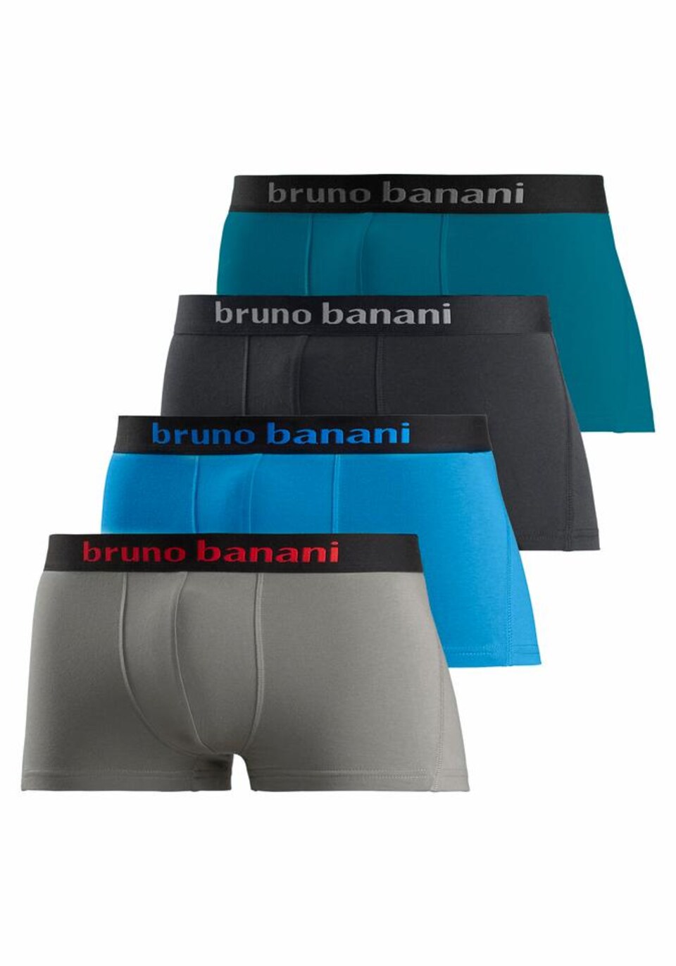 Boxershorts blå / grå / grön