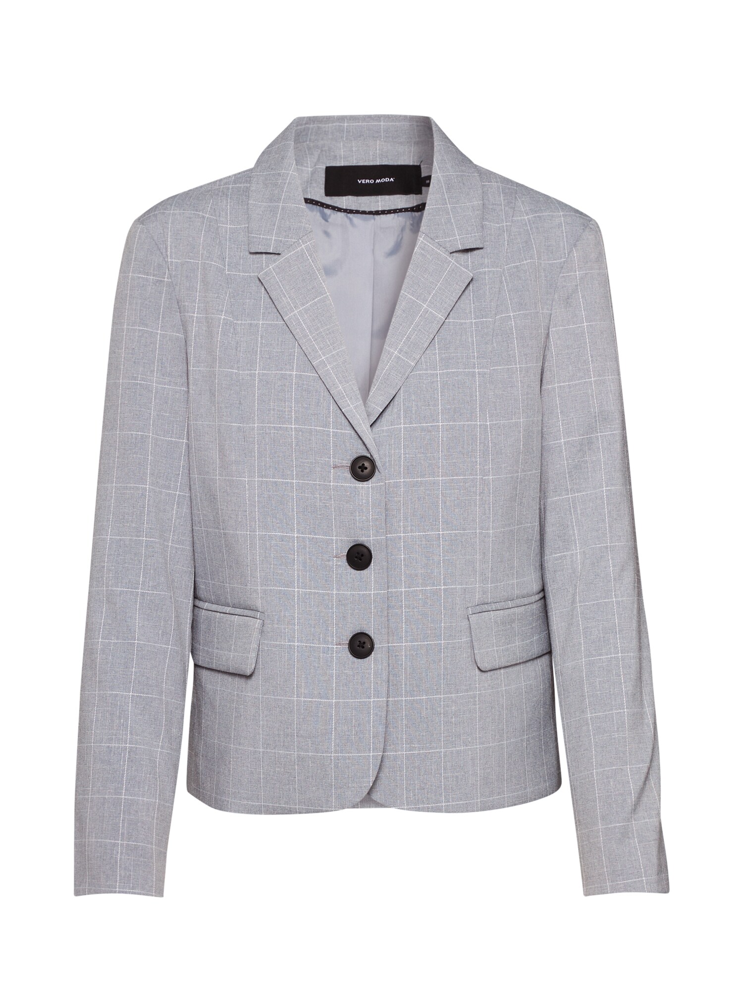 VERO MODA Blazer švarkas 'VMJENNA'  balta / šviesiai pilka