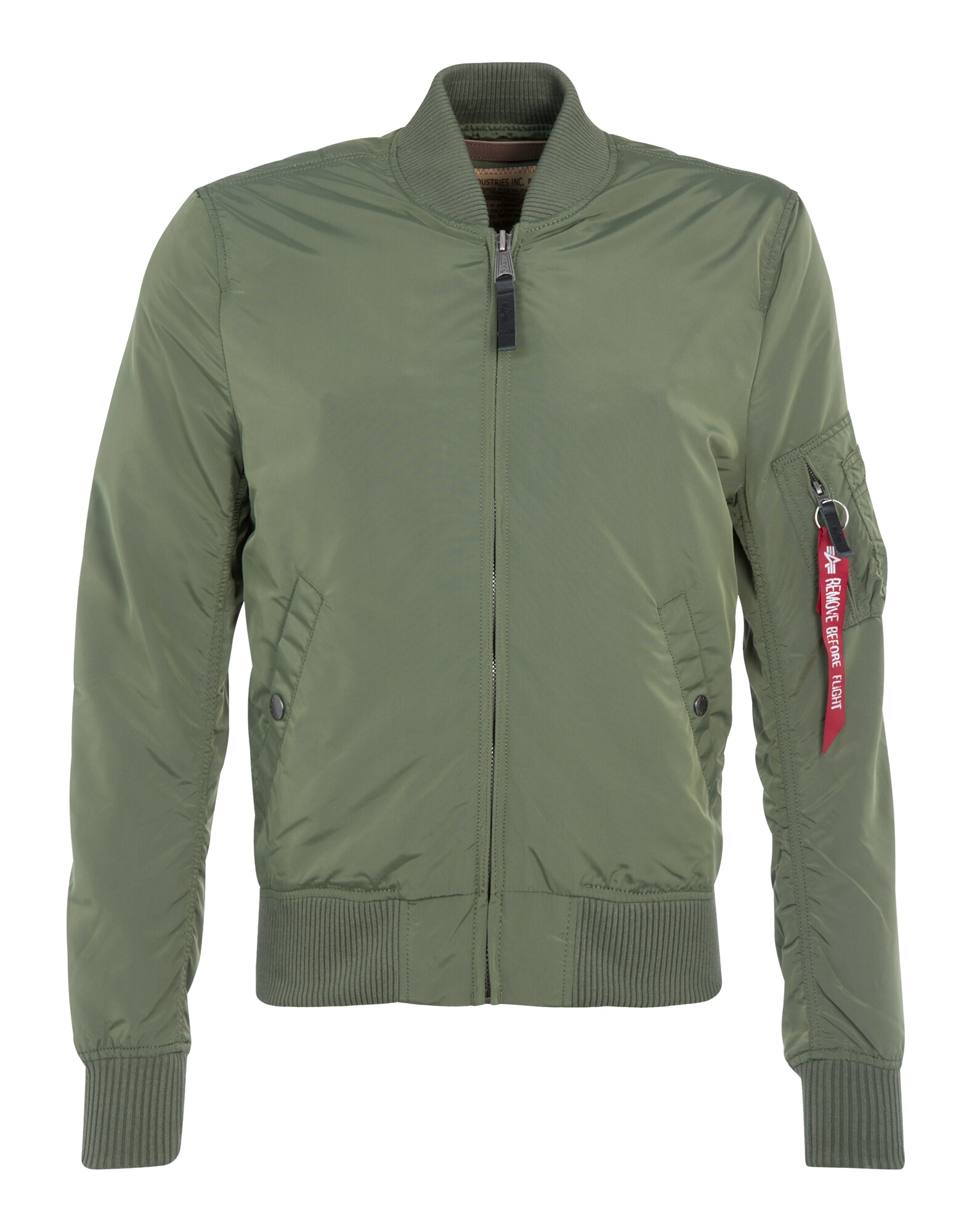 ALPHA INDUSTRIES Demisezoninė striukė 'MA-1 TT'  žalia