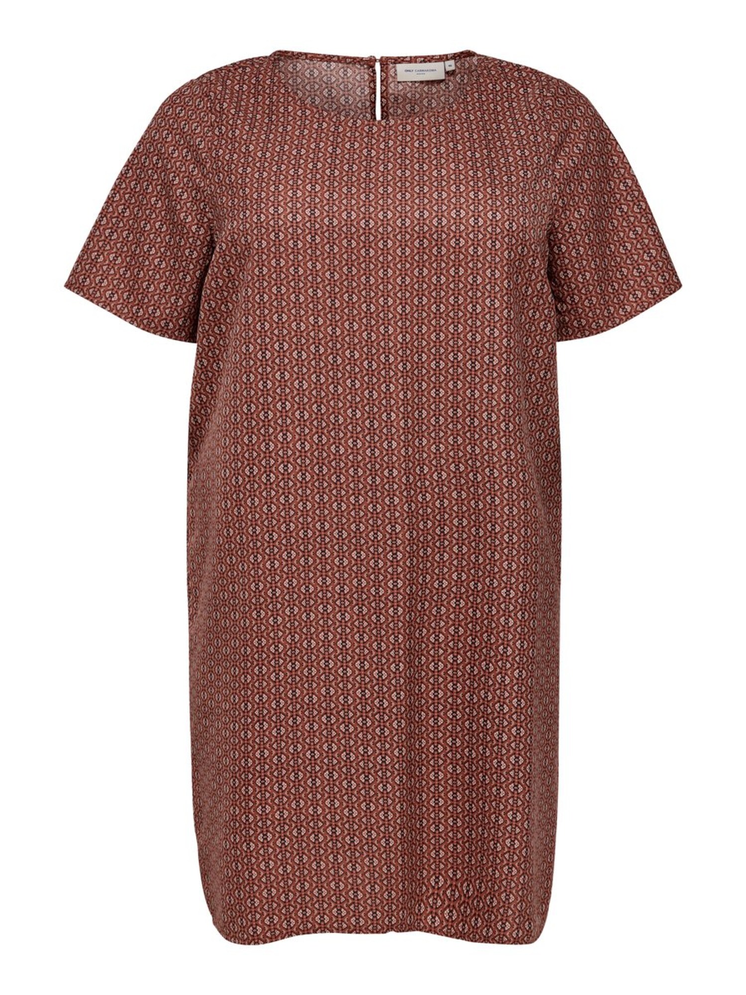 Only Carmakoma Dames Jurk Pastelrood Zwart only carmakoma kopen in de aanbieding