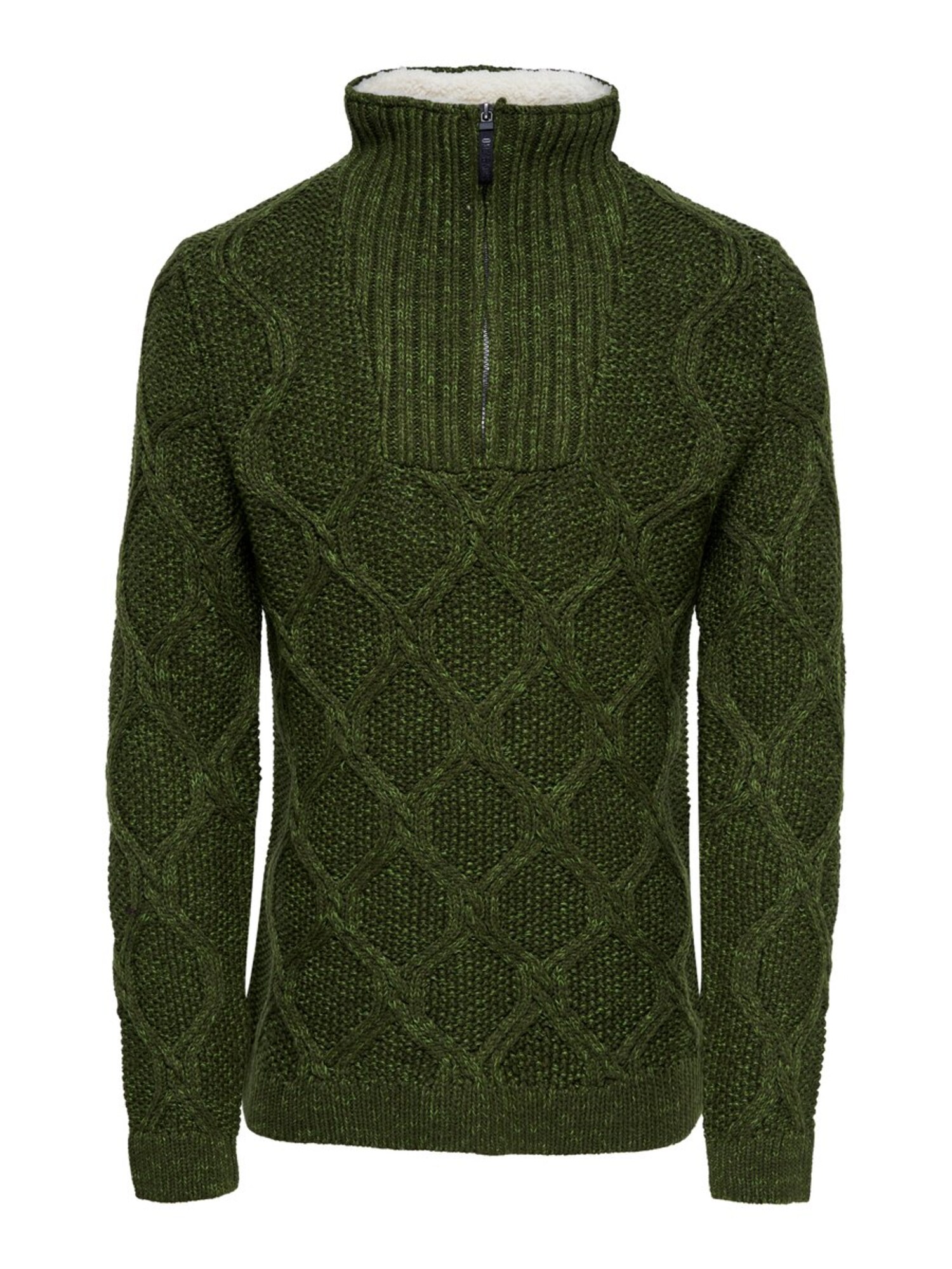 Only & Sons Pullover dunkelgrün