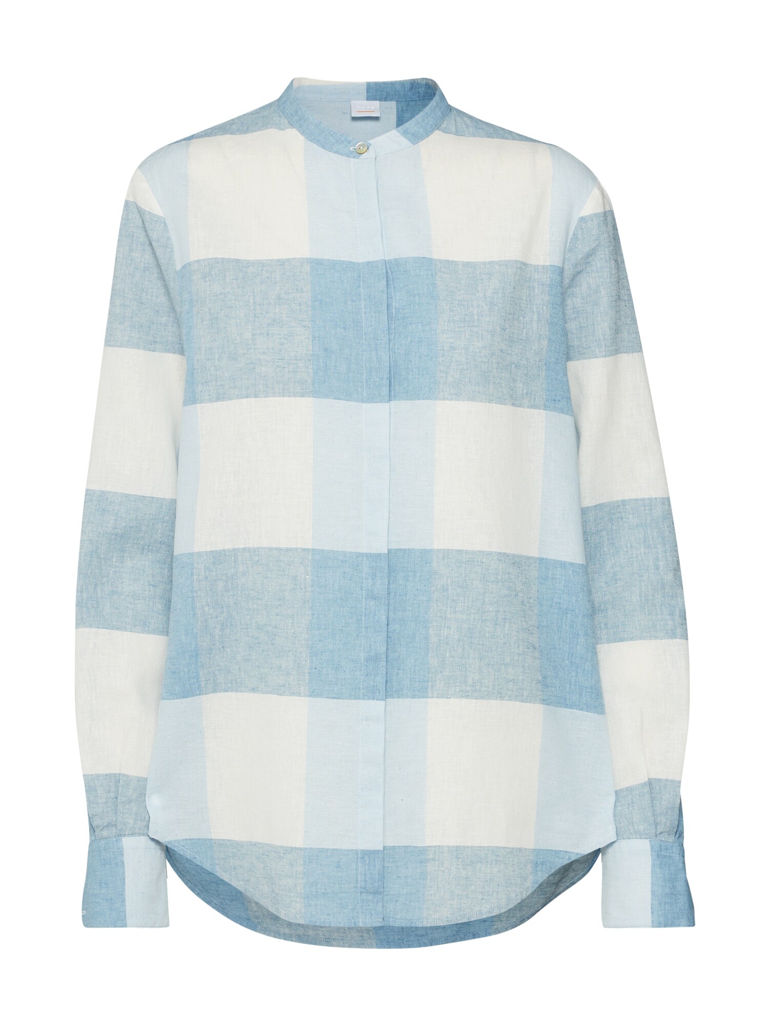 Boss Dames Blouse Efelize 17 Blauw Wit boss kopen in de aanbieding