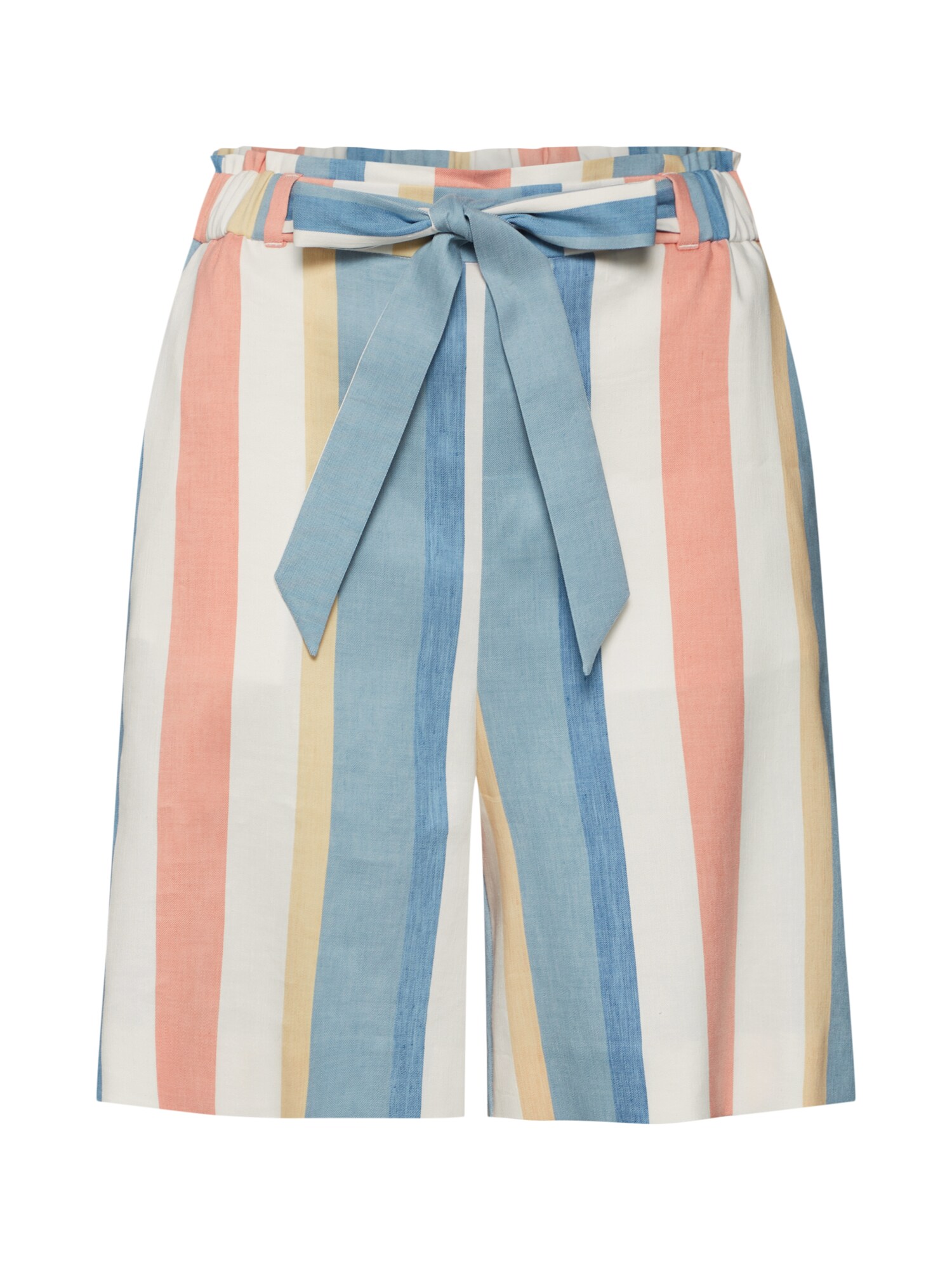 Boss Dames Broek Sanotta Lichtblauw Gemengde Kleuren boss kopen in de aanbieding