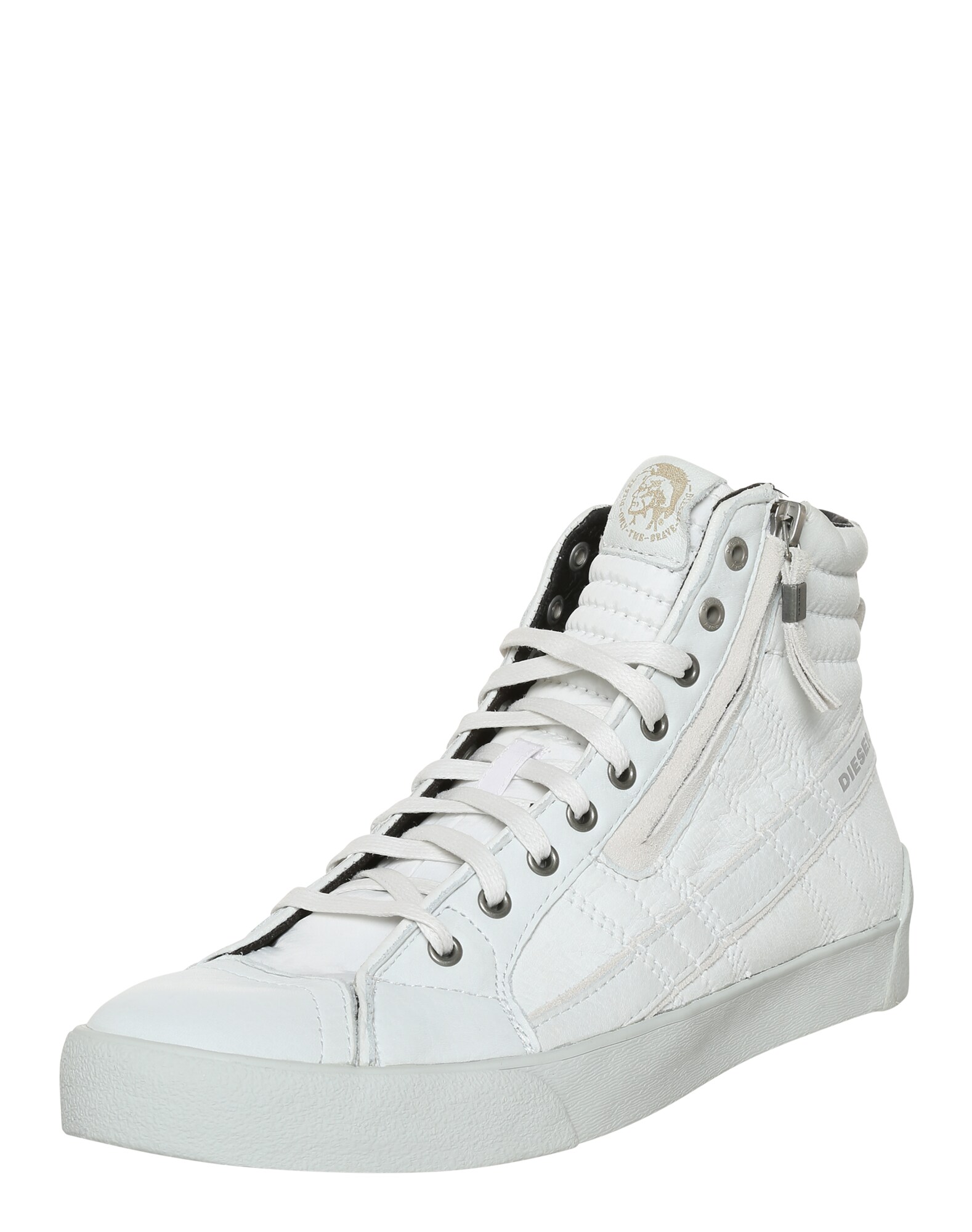 Diesel Heren Sneakers Hoog D String Plus Wit diesel kopen in de aanbieding