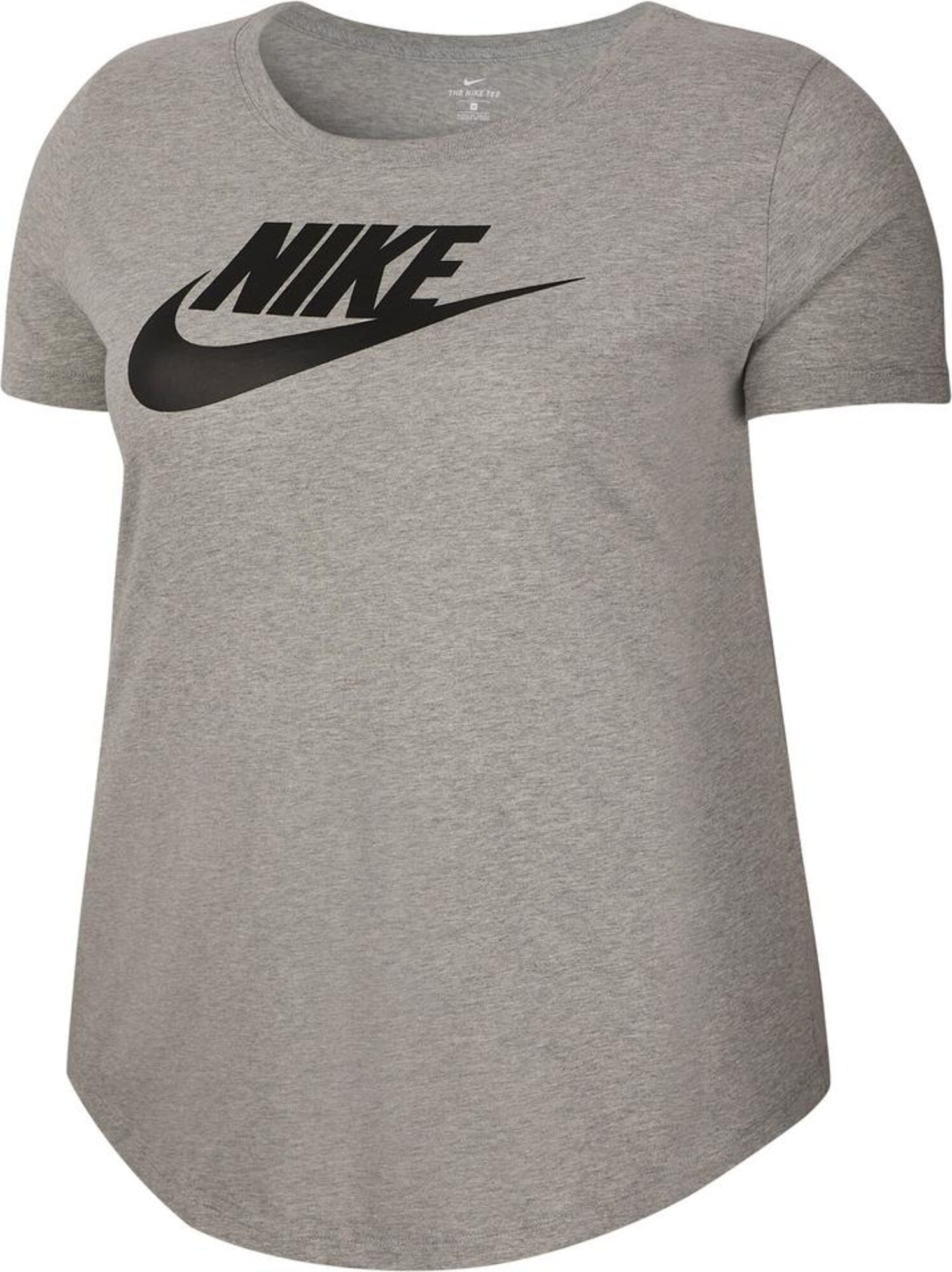 Nike Sportswear Marškinėliai 'Futura'  juoda / margai pilka