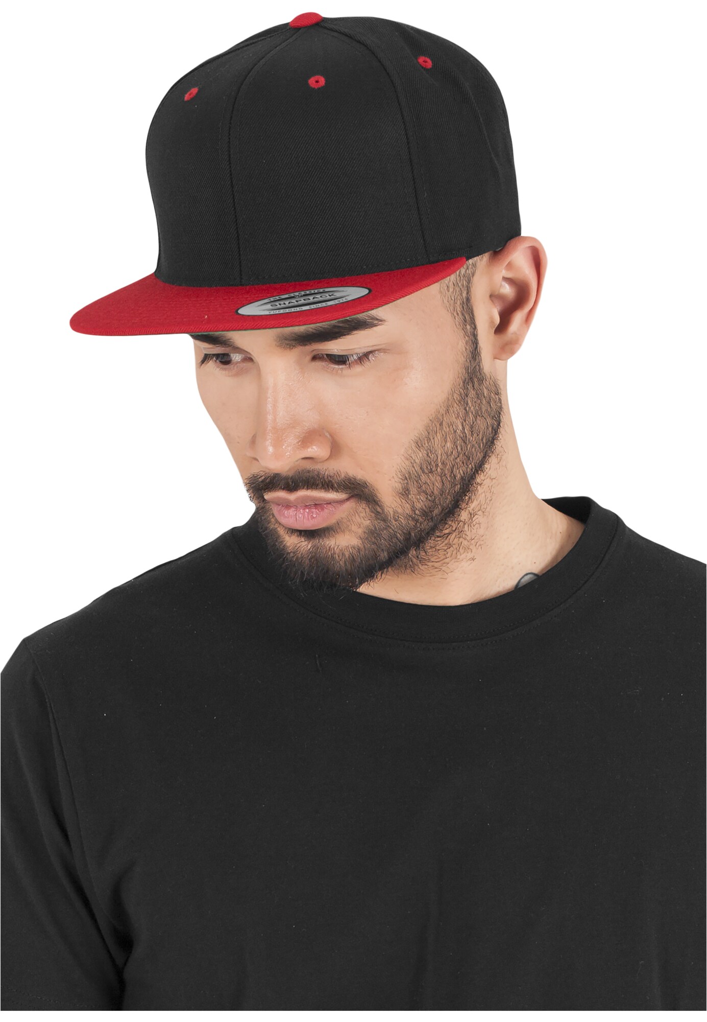 Flexfit Čiapka červená / čierna (obrázok 4)