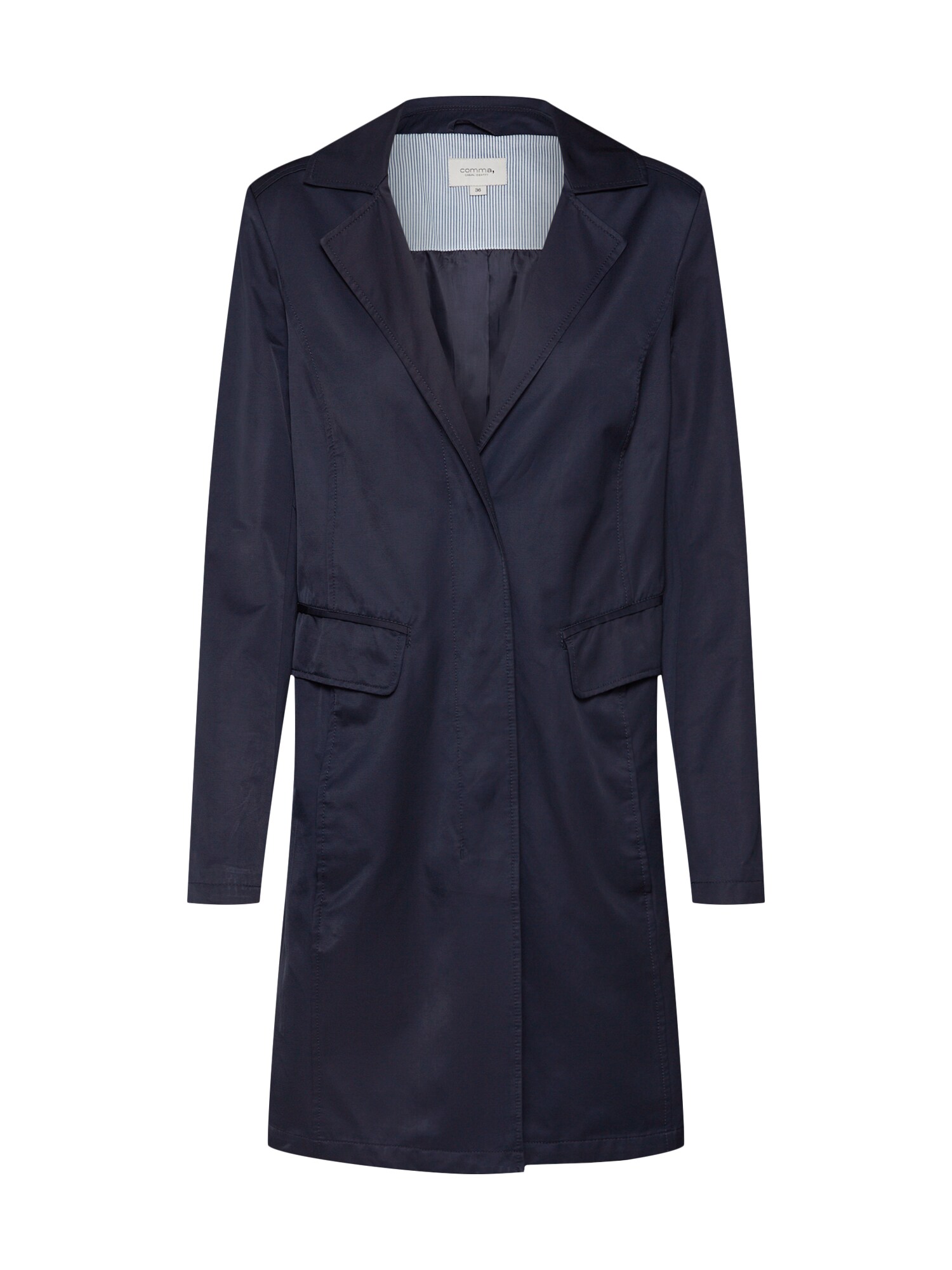 Comma Dames Tussenmantel Navy comma kopen in de aanbieding