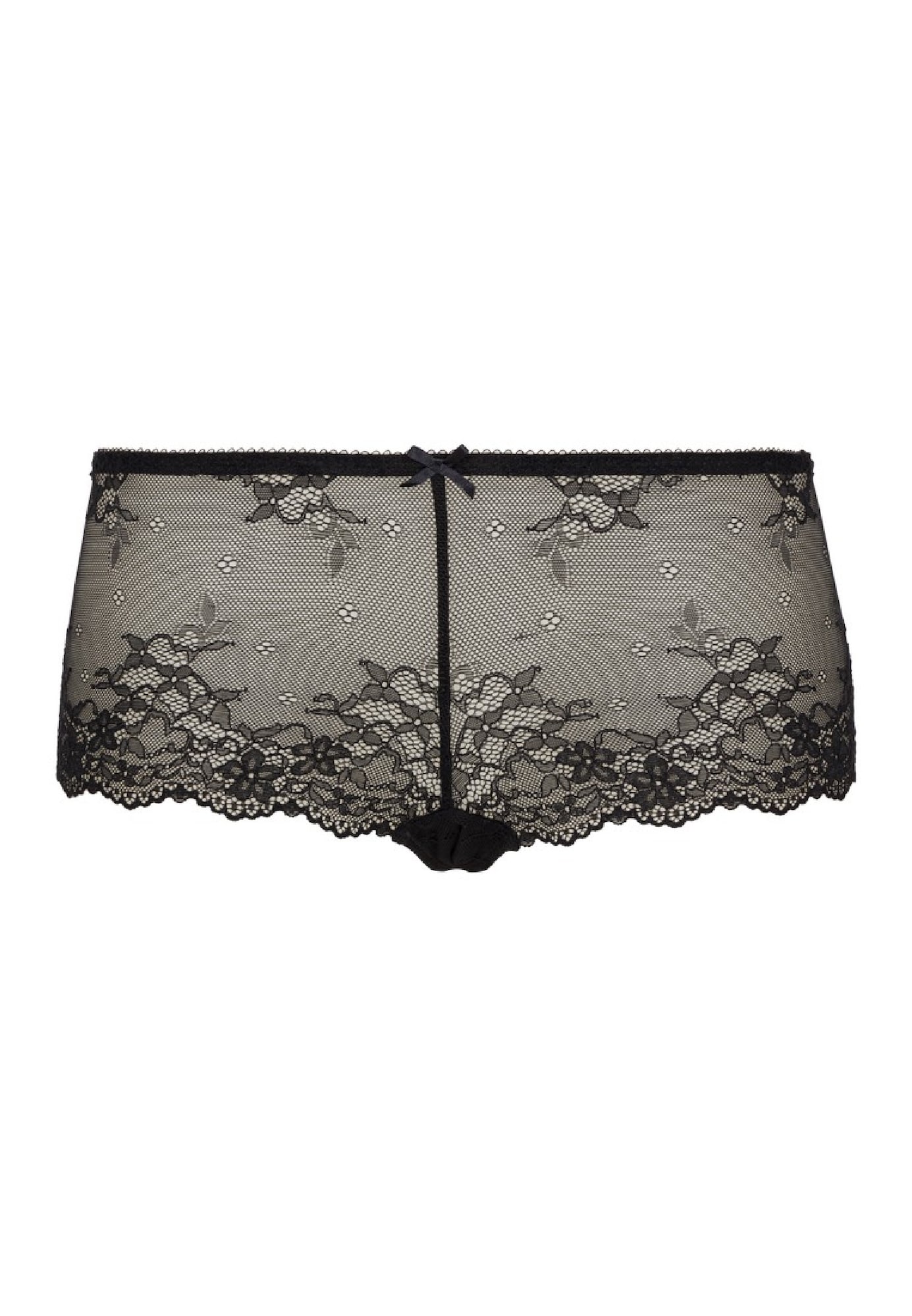 LingaDore Nohavičky 'DAILY LACE'  čierna / priehľadná