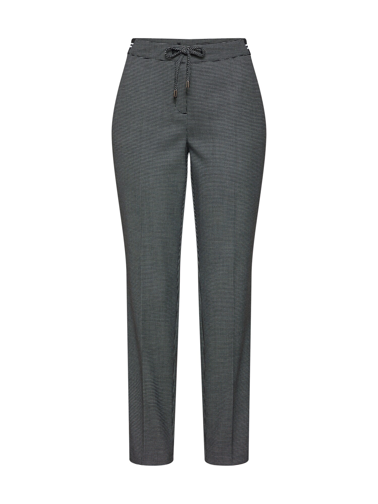 Comma Dames Pantalon Antraciet Wit comma kopen in de aanbieding