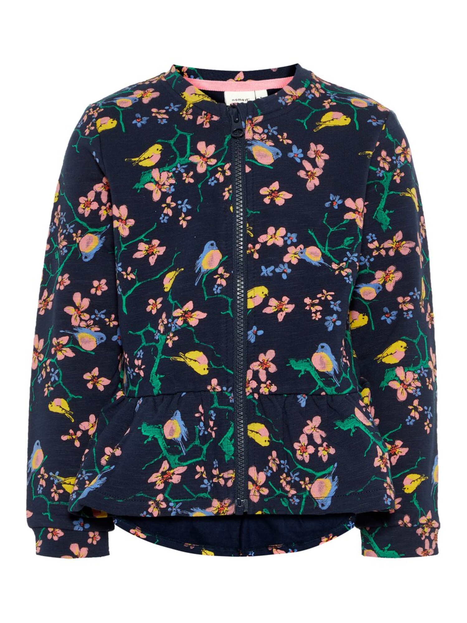 Name It Meisjes Sweatvest Navy Gemengde Kleuren name it kopen in de aanbieding