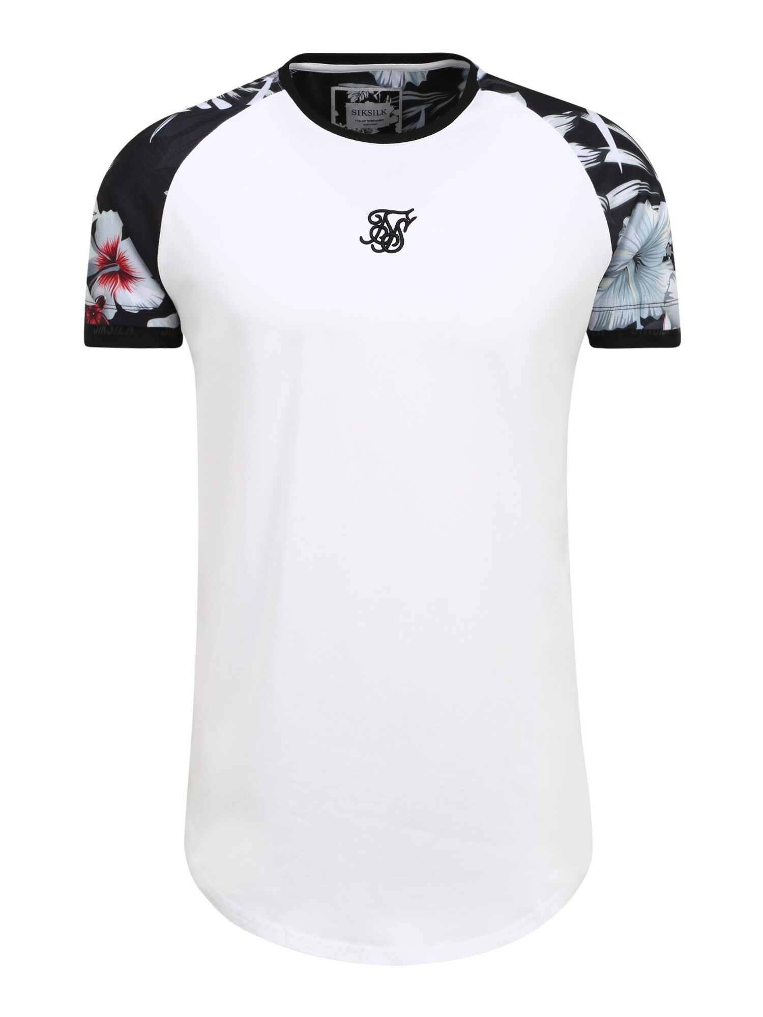 SikSilk Marškinėliai  balta / mišrios spalvos