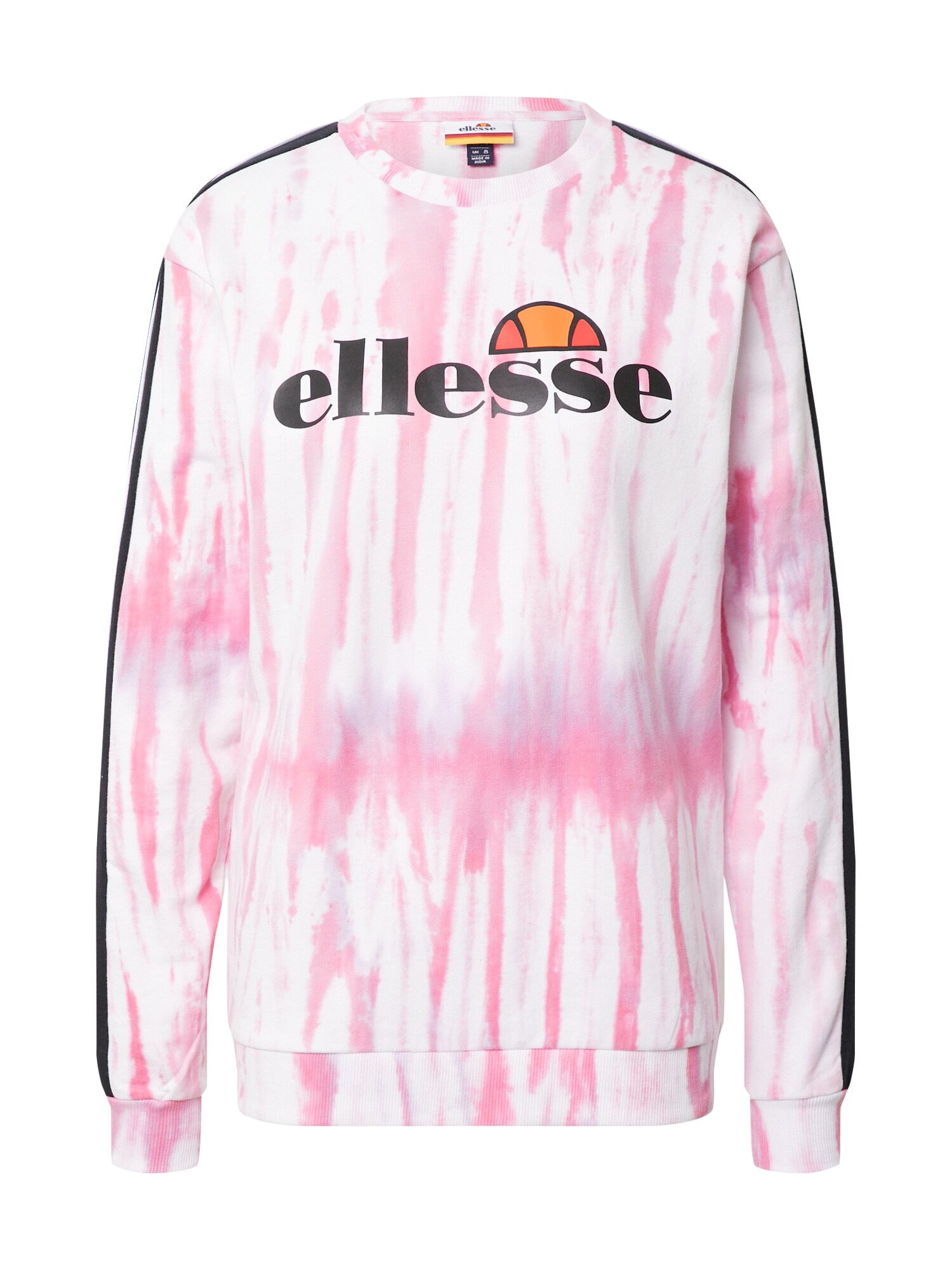 ELLESSE Megztinis be užsegimo 'Veneziana'  balta / juoda / rožinė