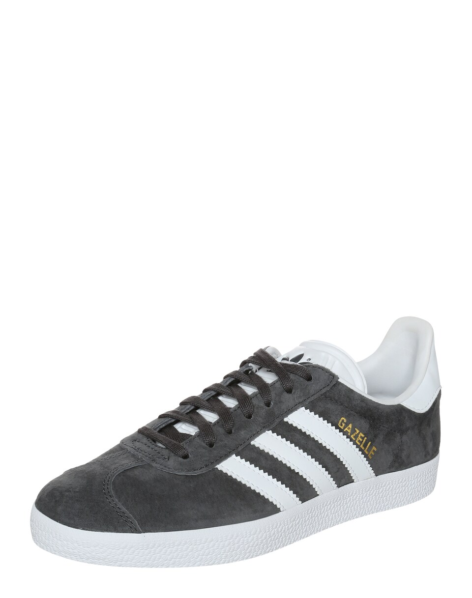Låg sneaker 'Gazelle' guldgul / mörkgrå
