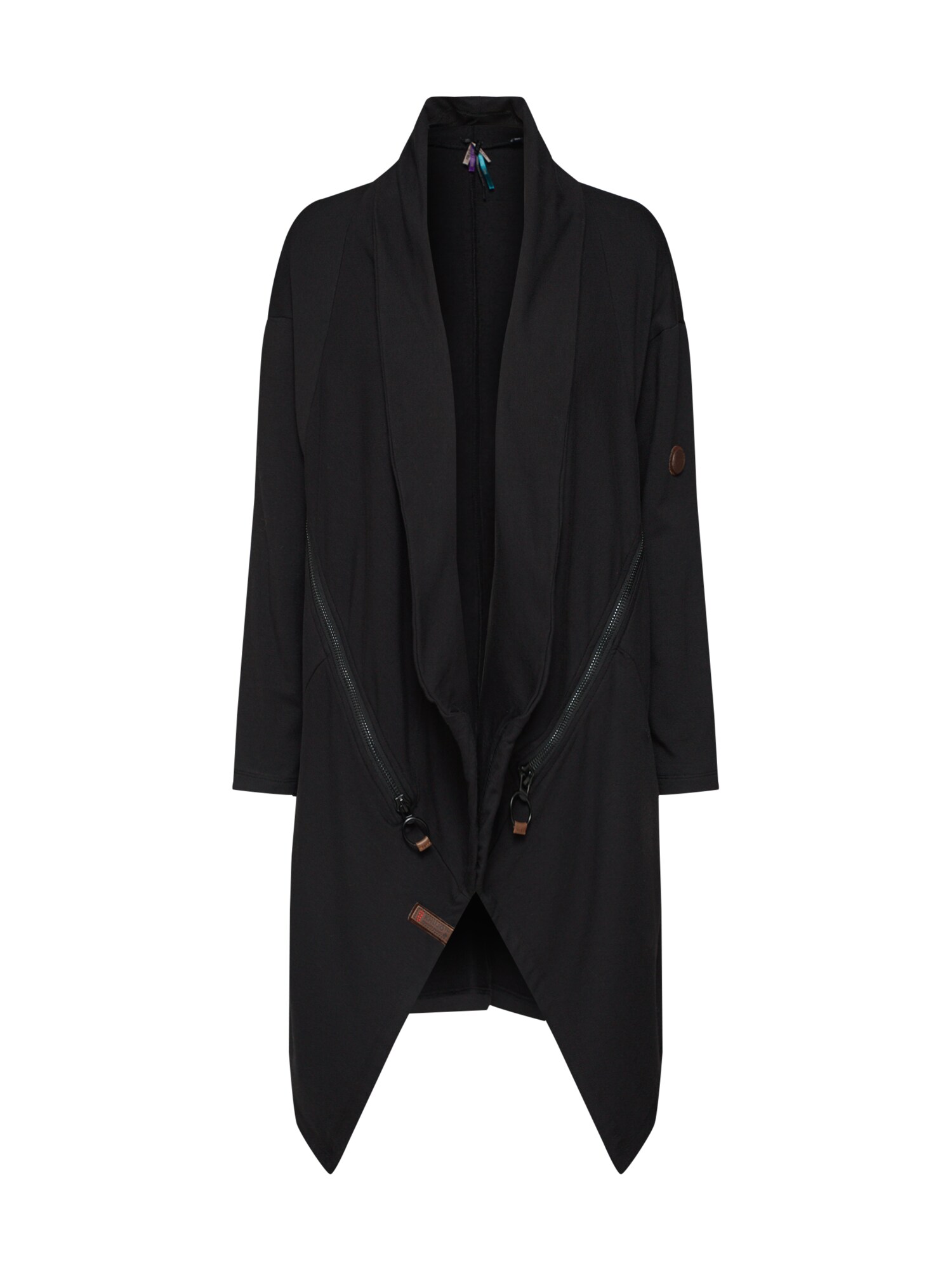 Khujo Dames Gebreid Vest Athene Antraciet khujo kopen in de aanbieding