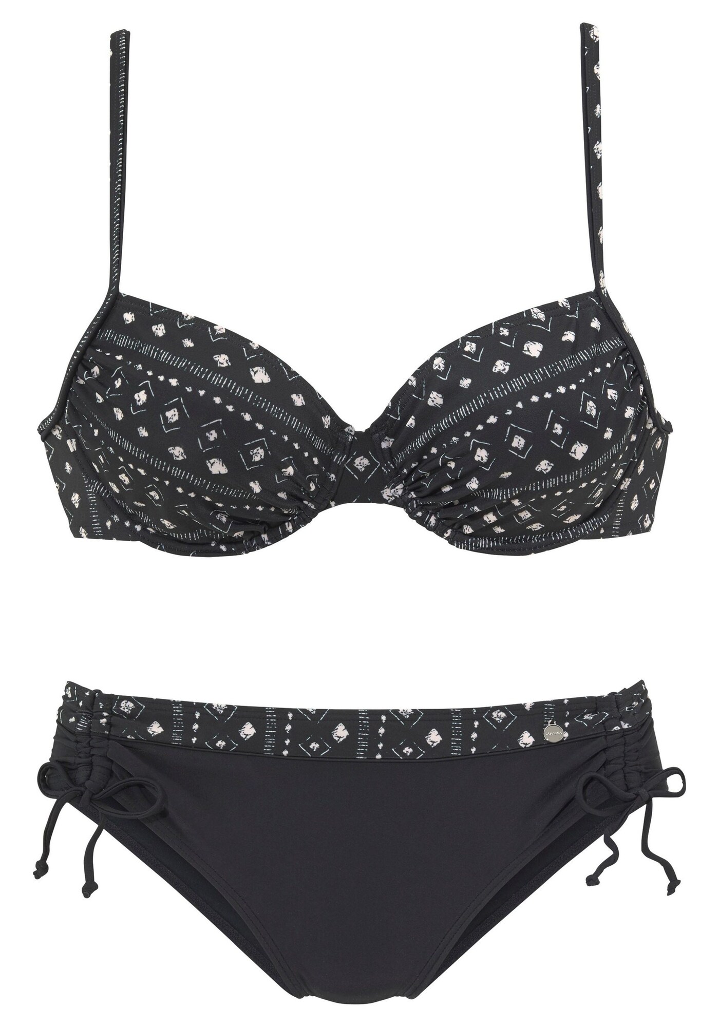 LASCANA Bikiny  čierna