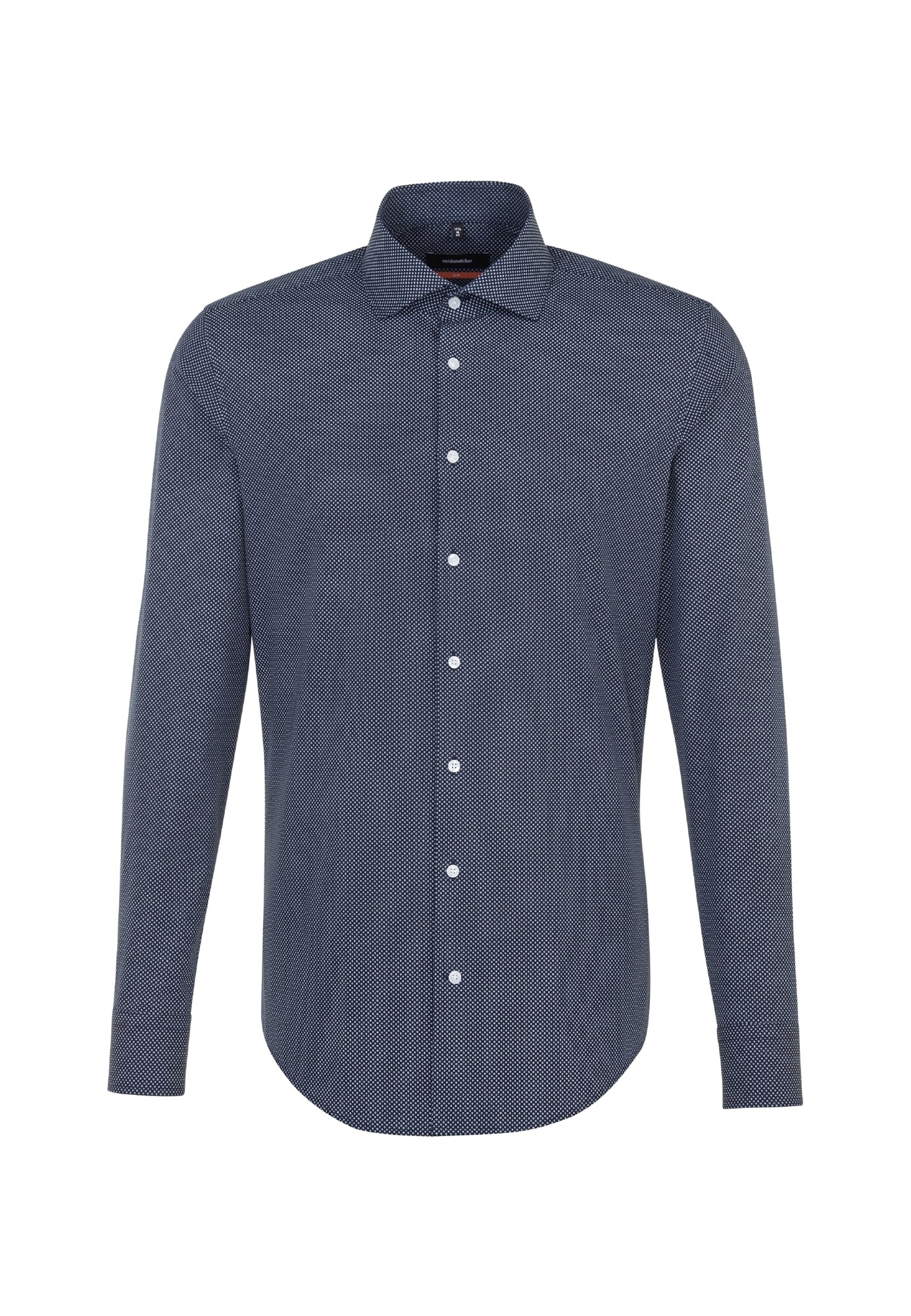 Seidensticker Heren Zakelijk Overhemd Navy Wit seidensticker kopen in de aanbieding