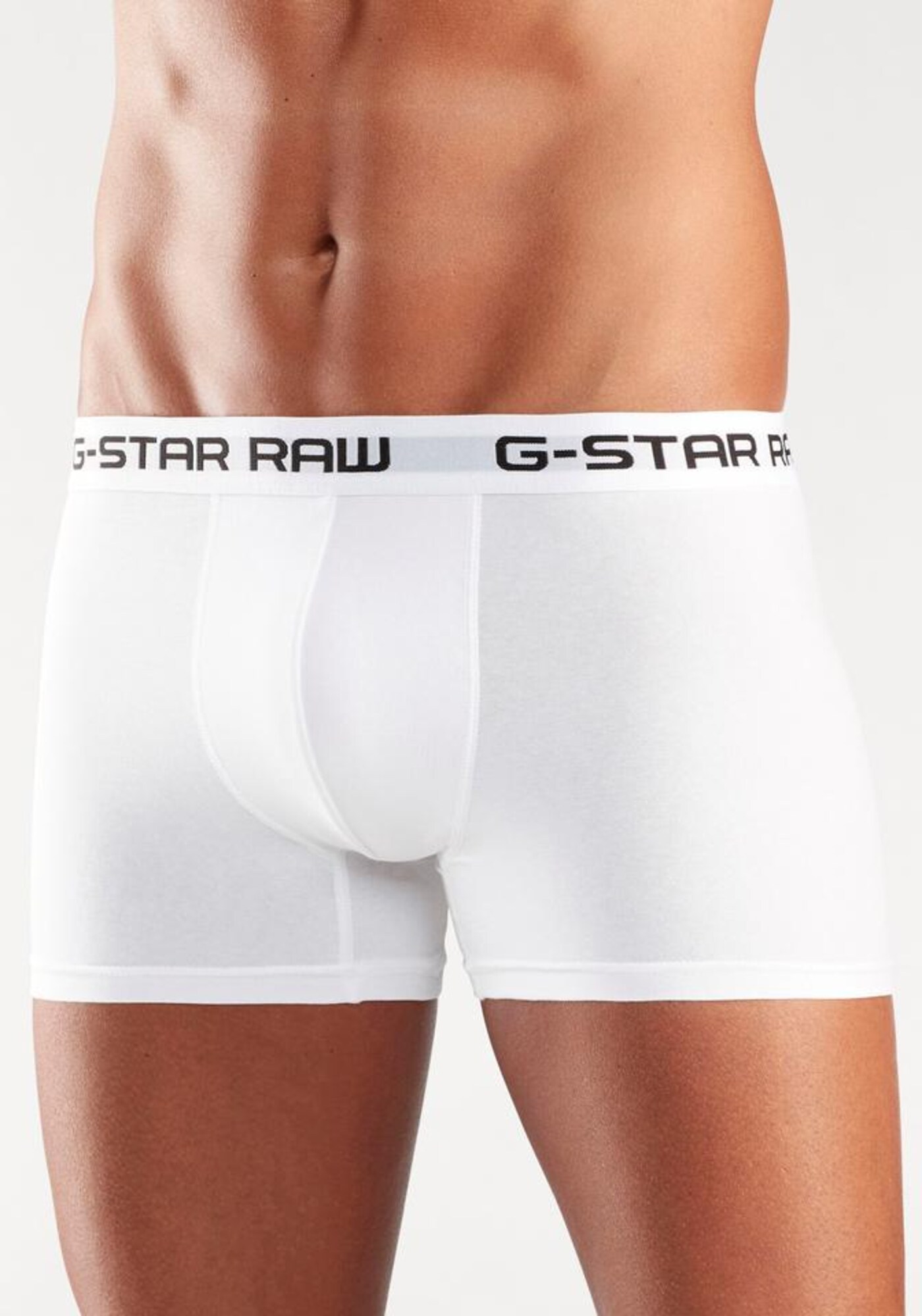 G-STAR Boxerky farby bahna / sivá melírovaná / čierna / biela (obrázok 3)
