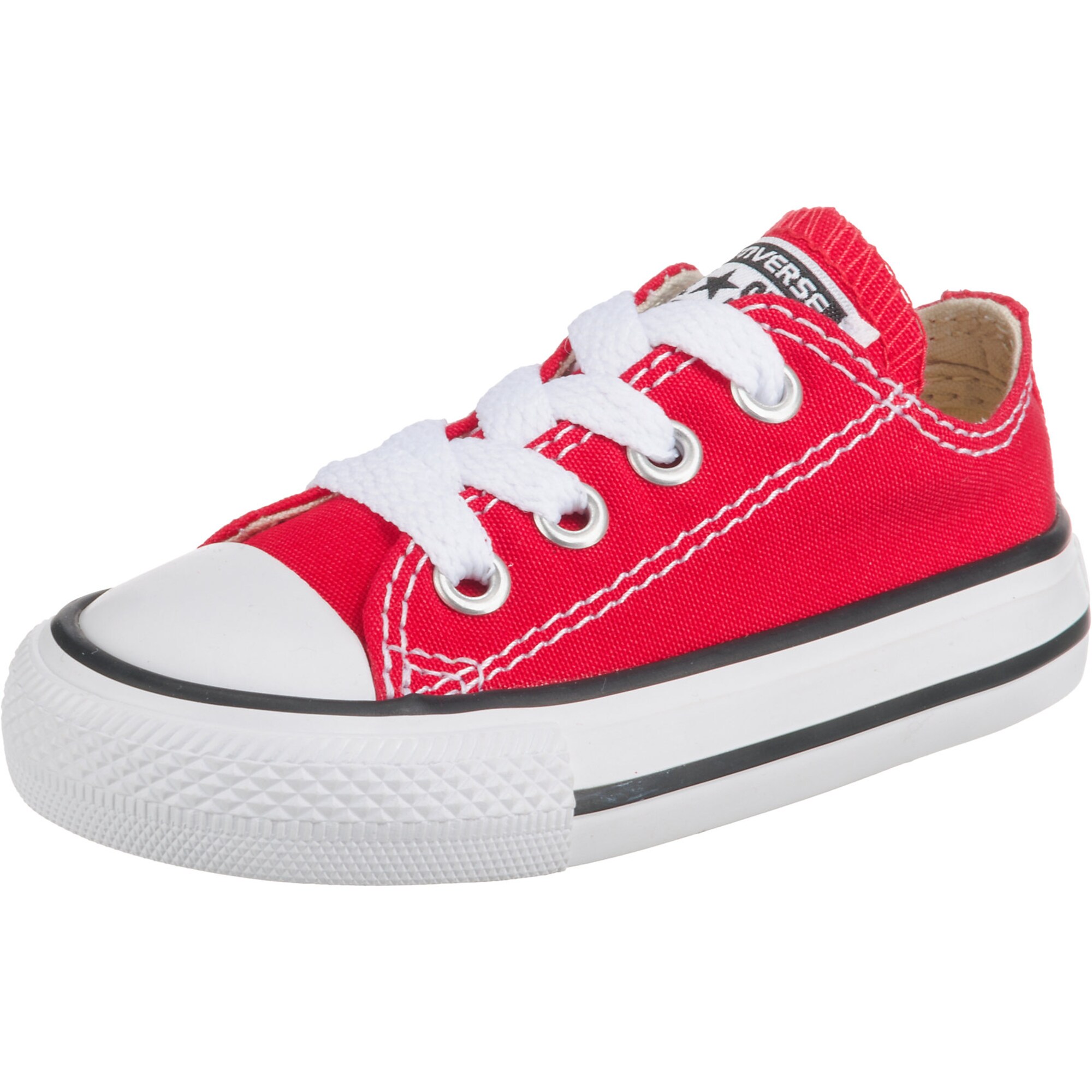 CONVERSE Sportbačiai 'Chuck Taylor All Stars OX'  raudona / balta