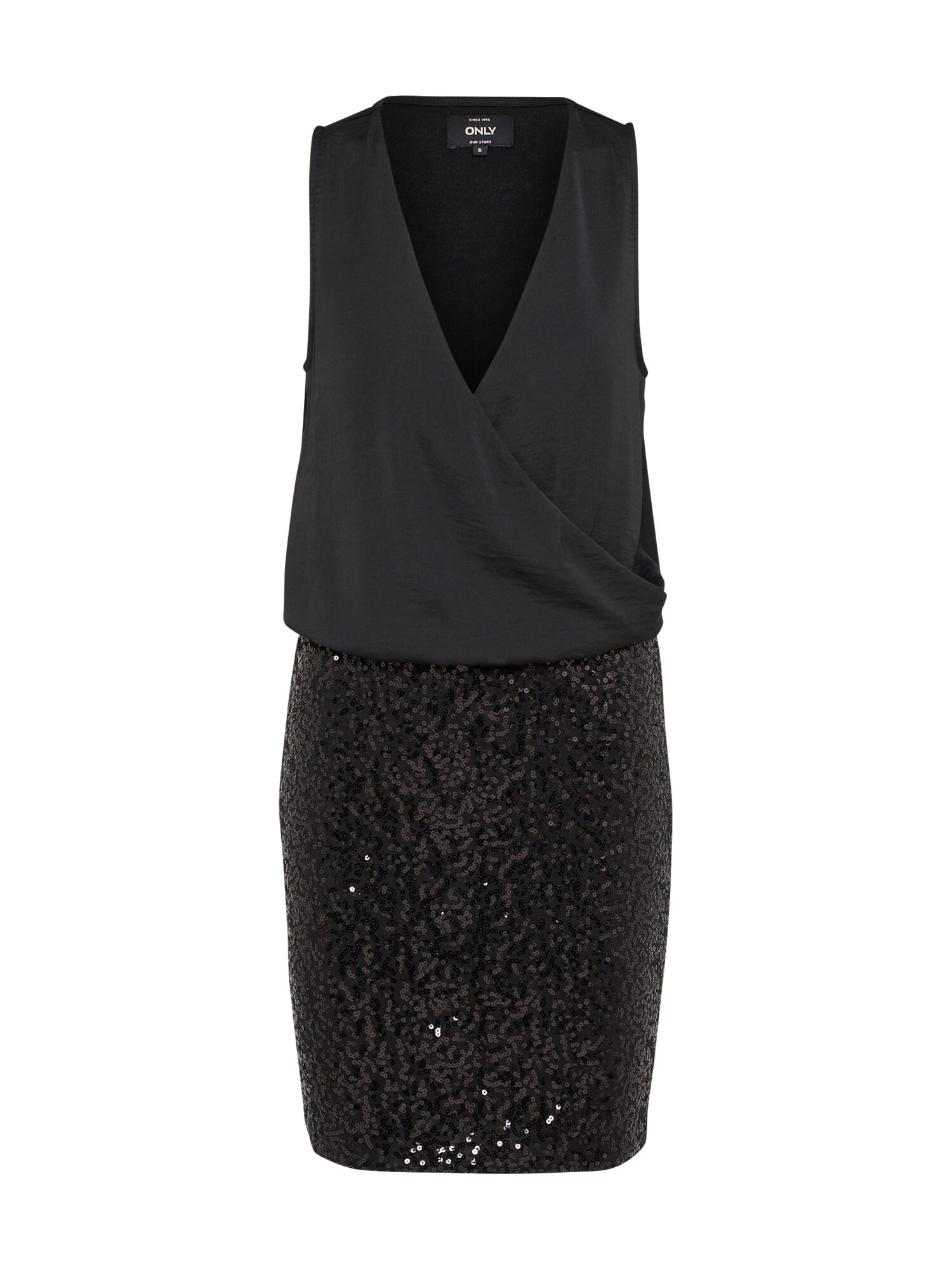 Only Dames Cocktailjurk Zille Zwart only kopen in de aanbieding