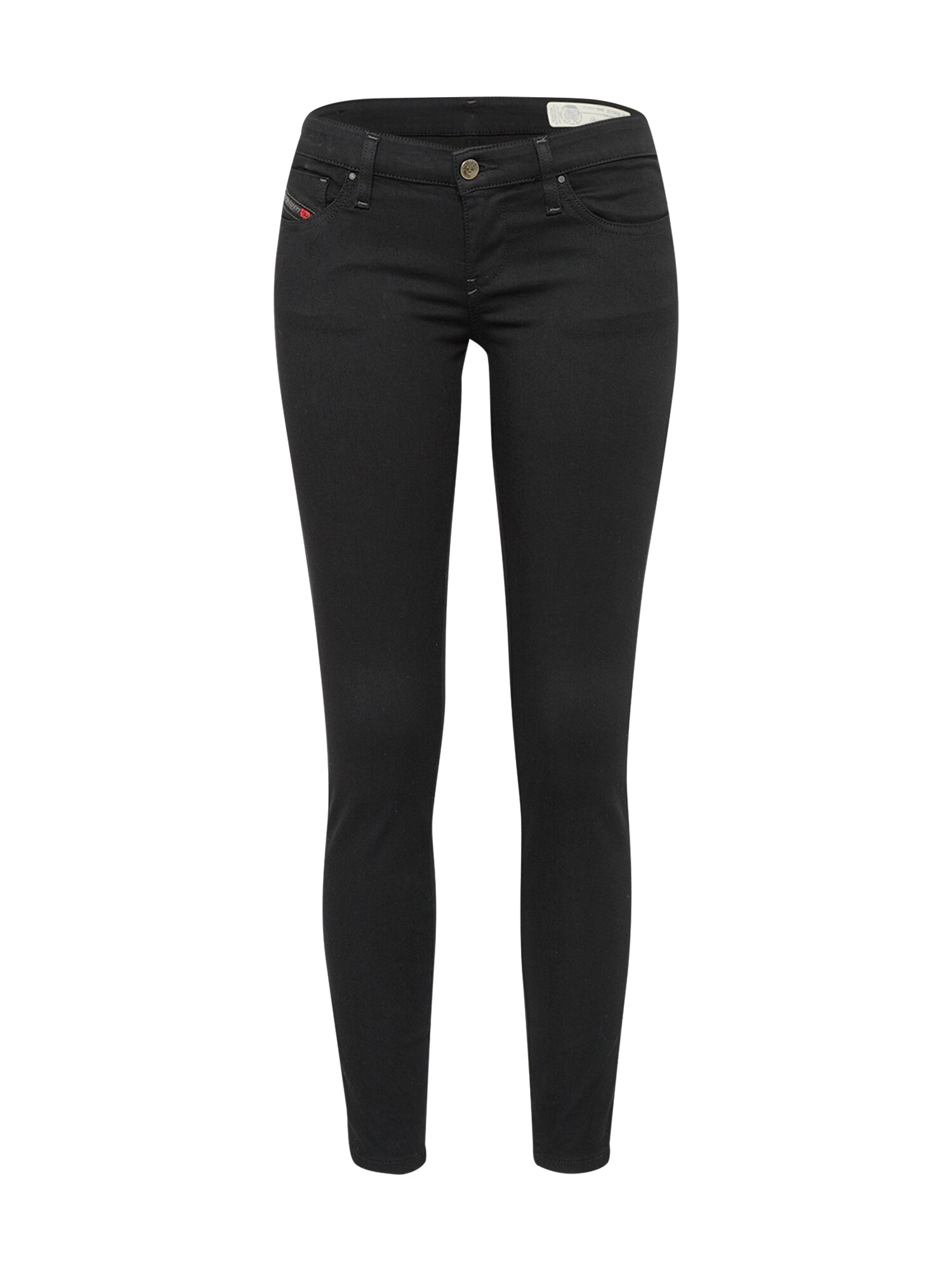 Diesel Dames Jeans Skinzee Low Zip Zwart diesel kopen in de aanbieding