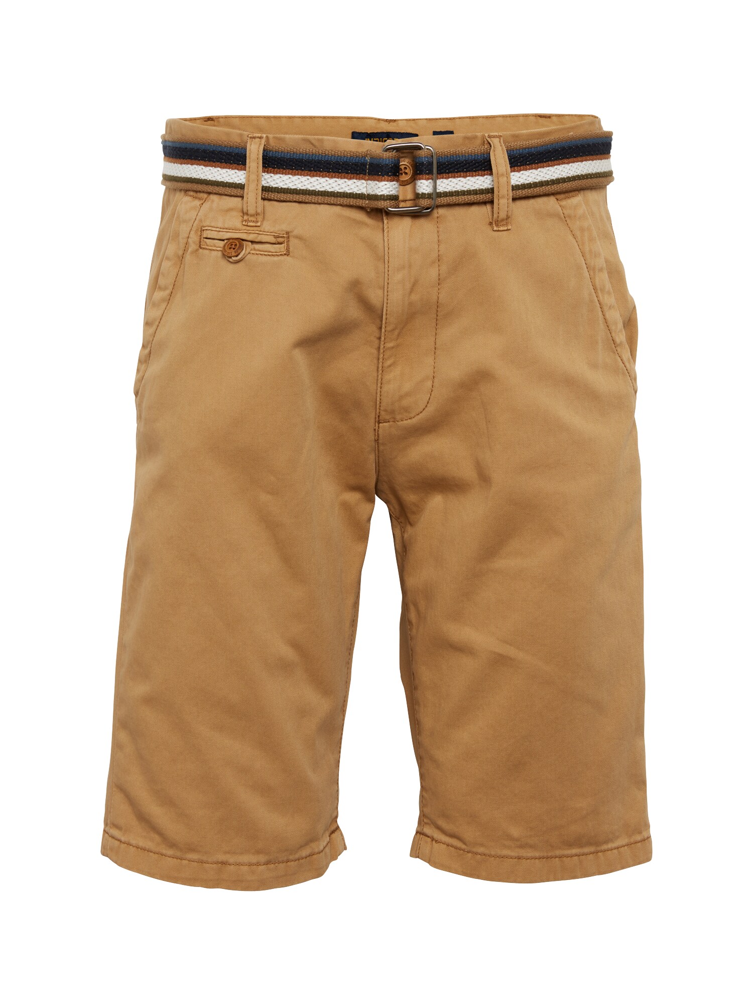 INDICODE JEANS Chino stiliaus kelnės 'Royce'  ruda (konjako)