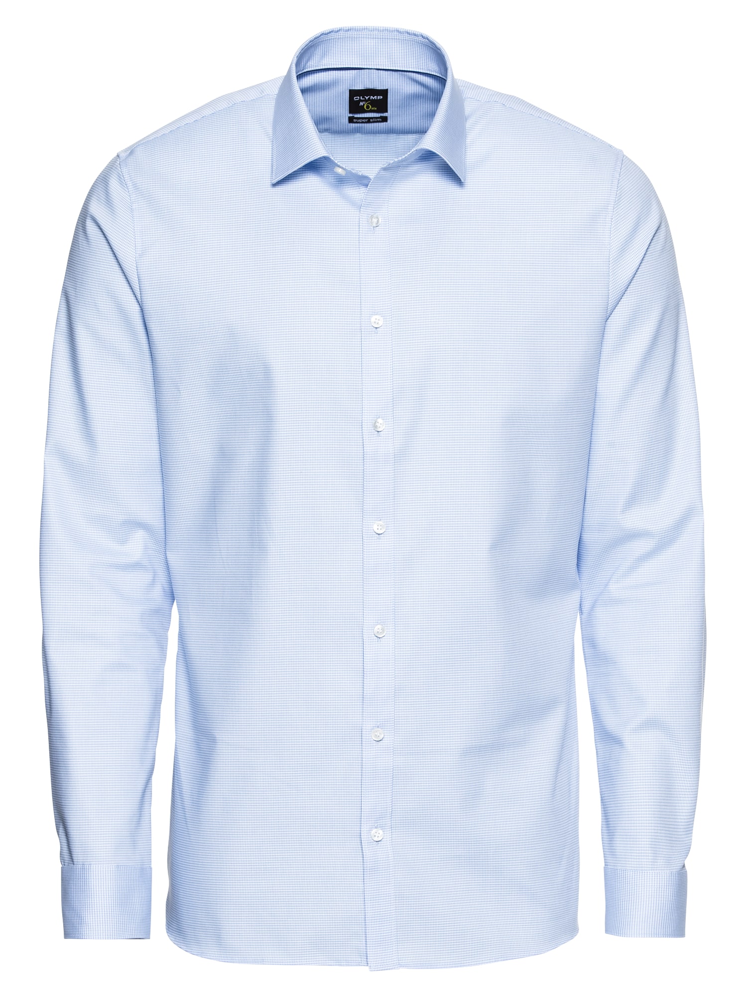 OLYMP Dalykinio stiliaus marškiniai mėlyna / balta