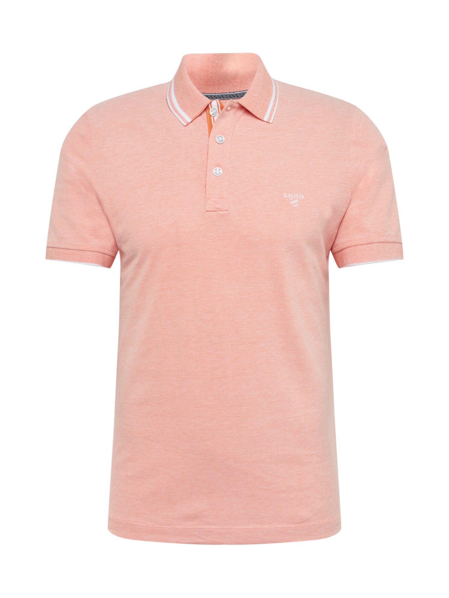 Soliver Red Label Heren Shirt Abrikoos soliver red label kopen in de aanbieding