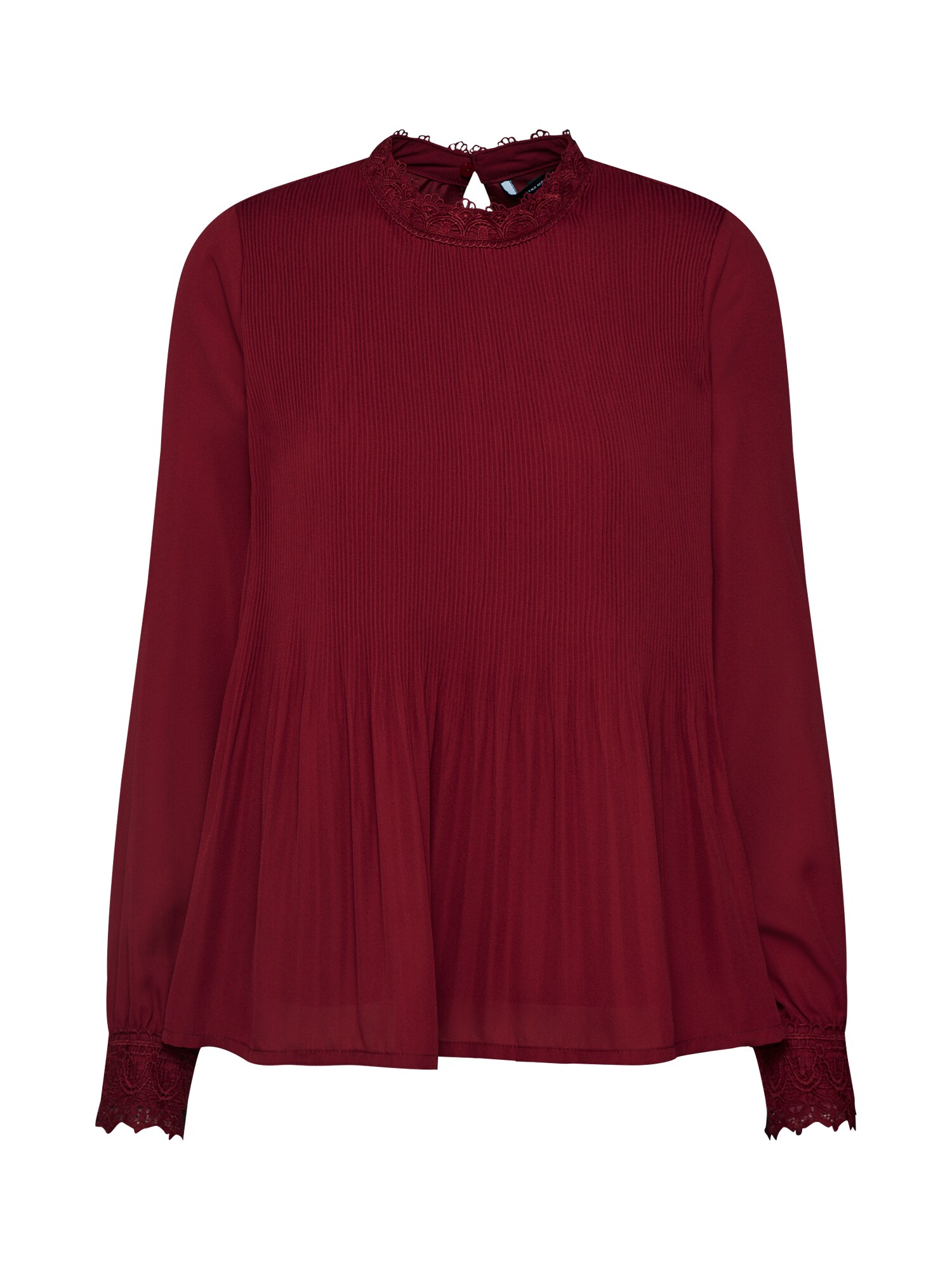 Vero Moda Dames Blouse Vmselma Ls Top Rood vero moda kopen in de aanbieding