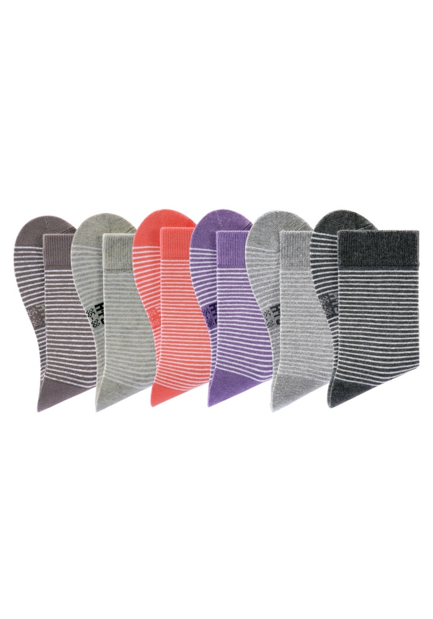 H.I.S Zokni  szürke / lila / piros / fekete akciós termékkép 1