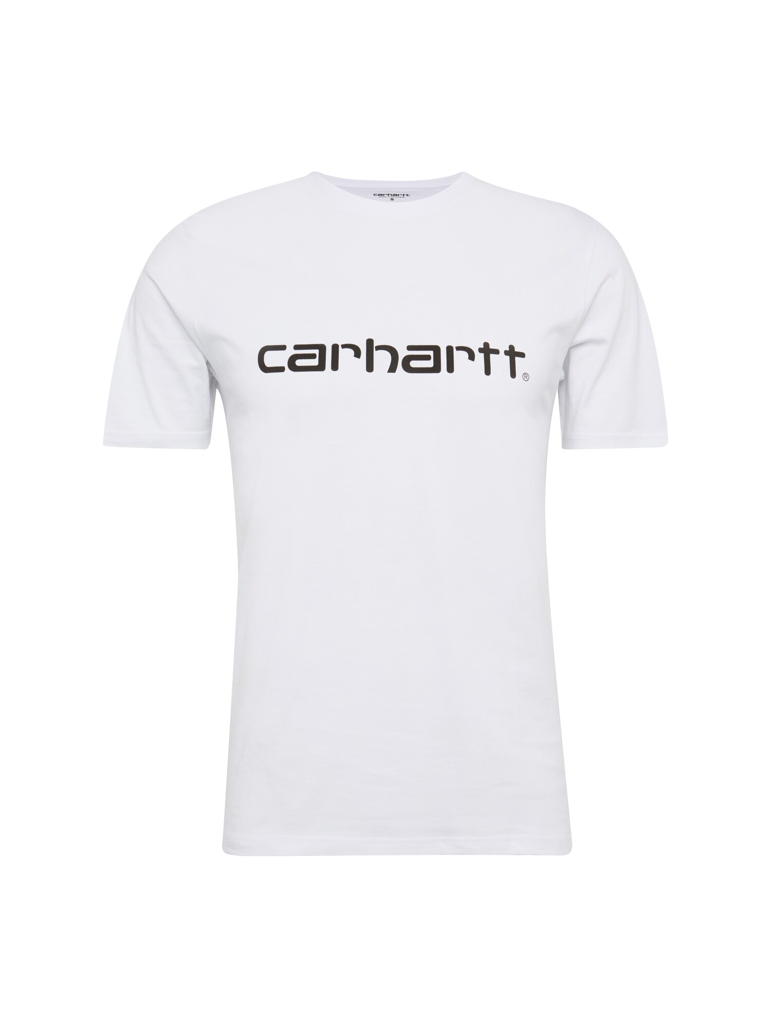 Carhartt WIP Marškinėliai  juoda / balta