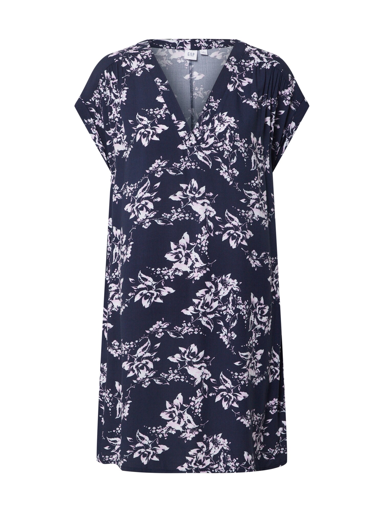 GAP Suknelė 'V-SS VNK DRESS'  raudona / tamsiai mėlyna / balta