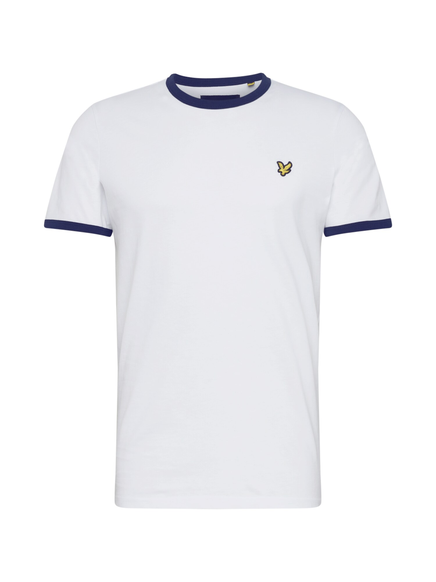 Lyle & Scott Marškinėliai  juoda / balta / tamsiai mėlyna jūros spalva / geltona