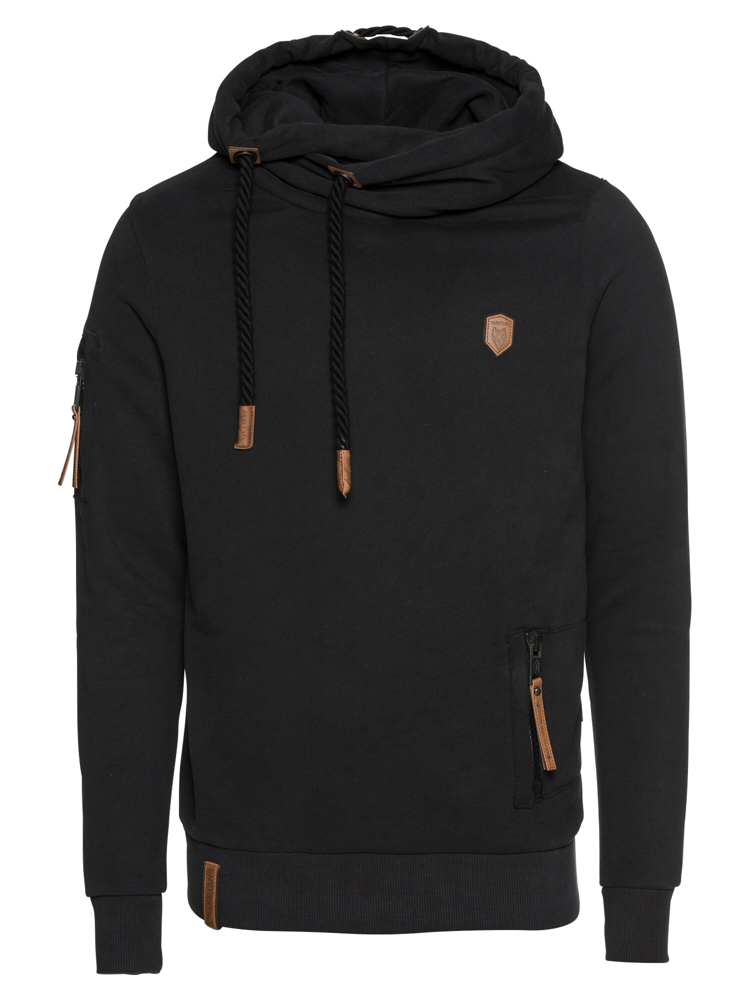 Naketano Heren Sweatshirt Pimp Zwart naketano kopen in de aanbieding
