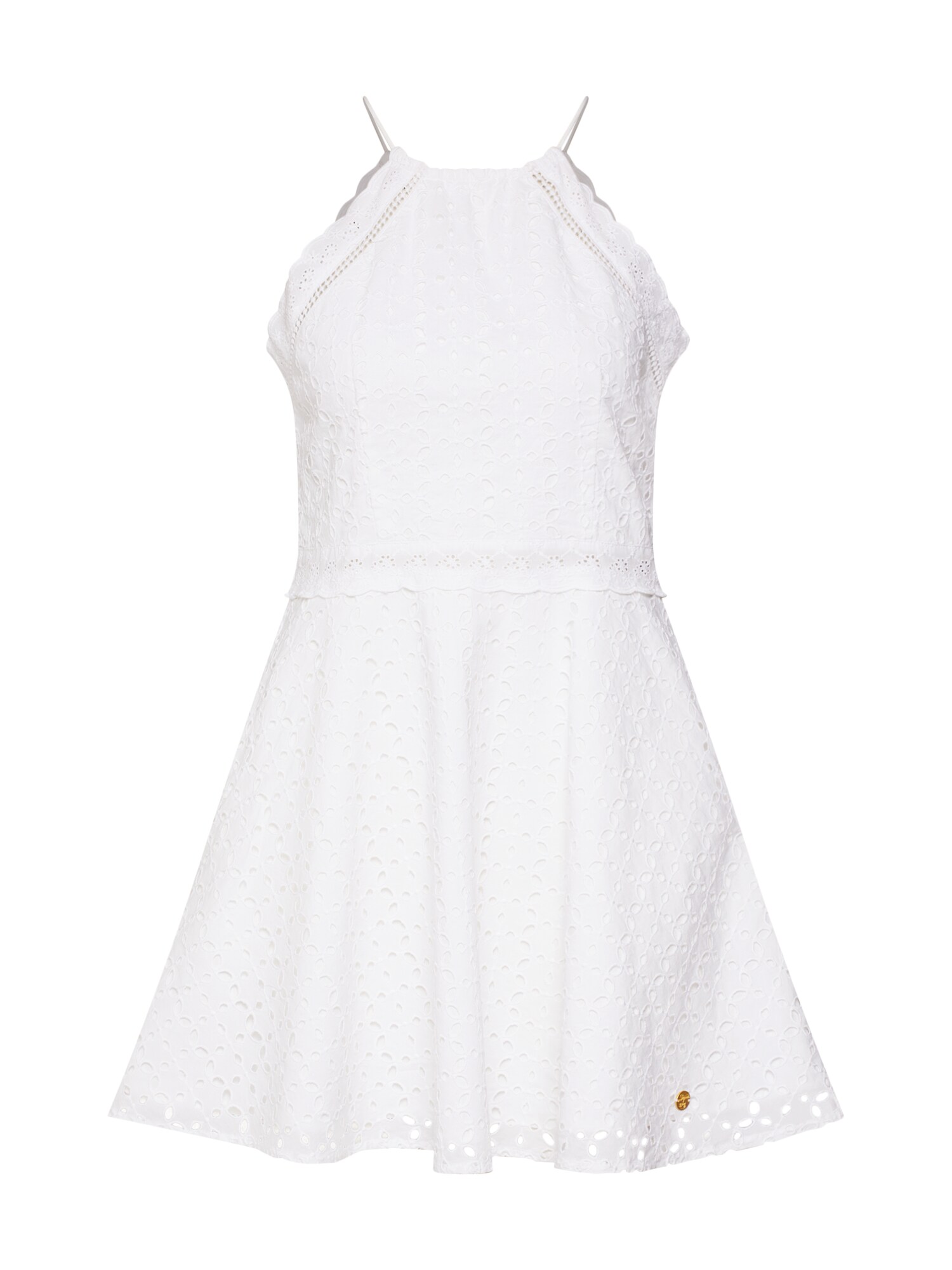 Superdry Dames Jurk Teagan Halter Dress Wit superdry kopen in de aanbieding