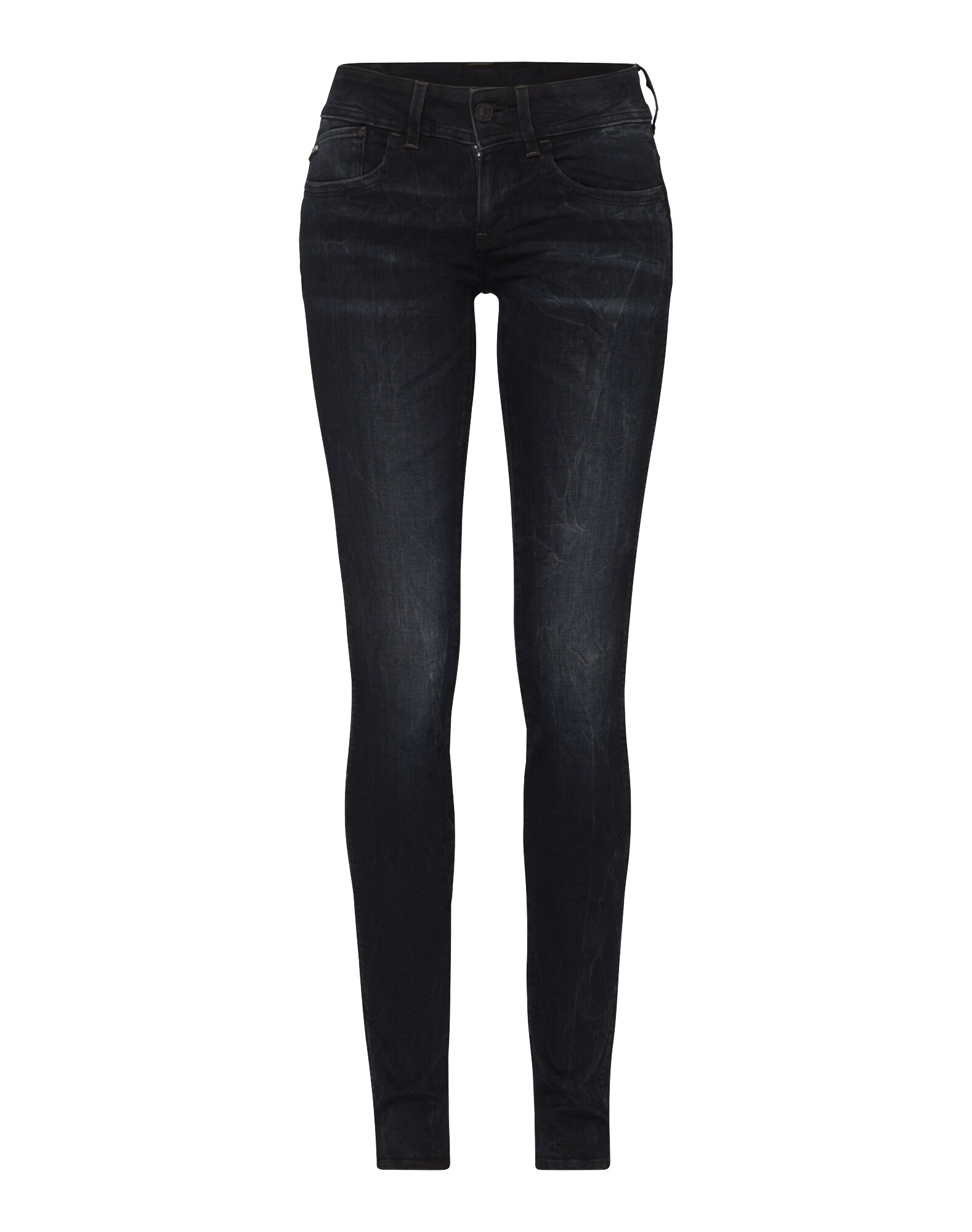 G-Star RAW Džinsai 'Lynn Mid Skinny'  nakties mėlyna / tamsiai mėlyna