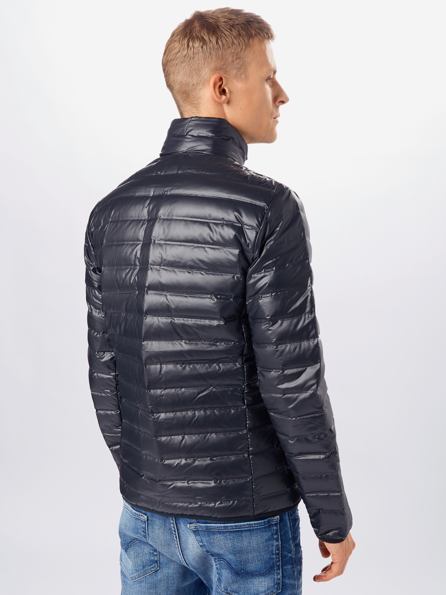 ADIDAS TERREX Športová mikina so zipsom 'Varilite' čierna / biela (obrázok 3)