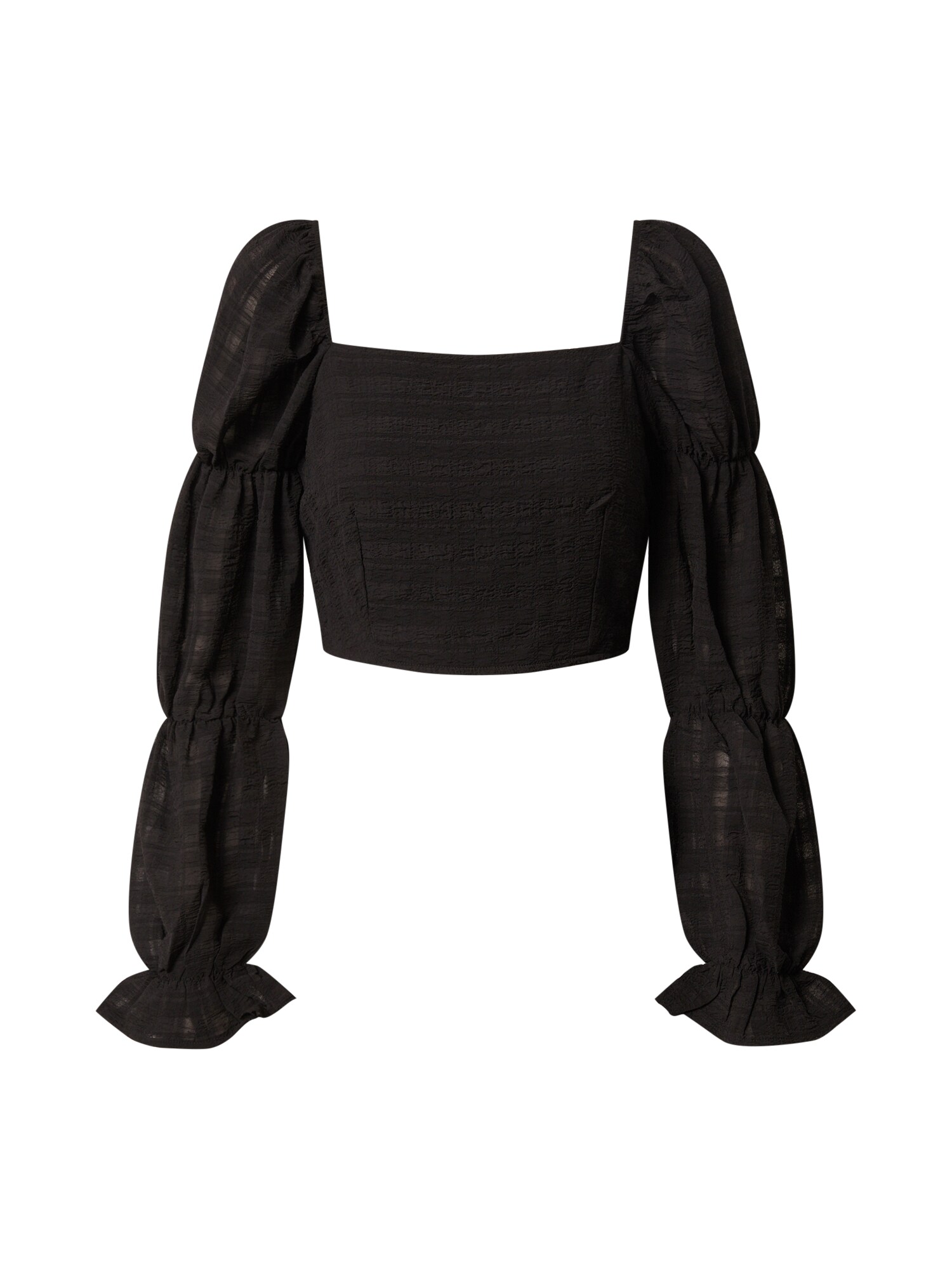 Missguided Palaidinė 'Milkmaid'  juoda