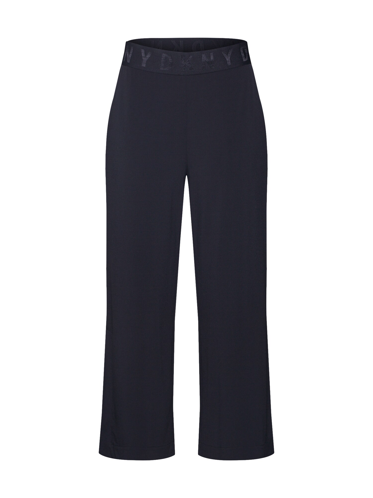 Dkny Dames Broek Pull On Side Slit Zwart dkny kopen in de aanbieding